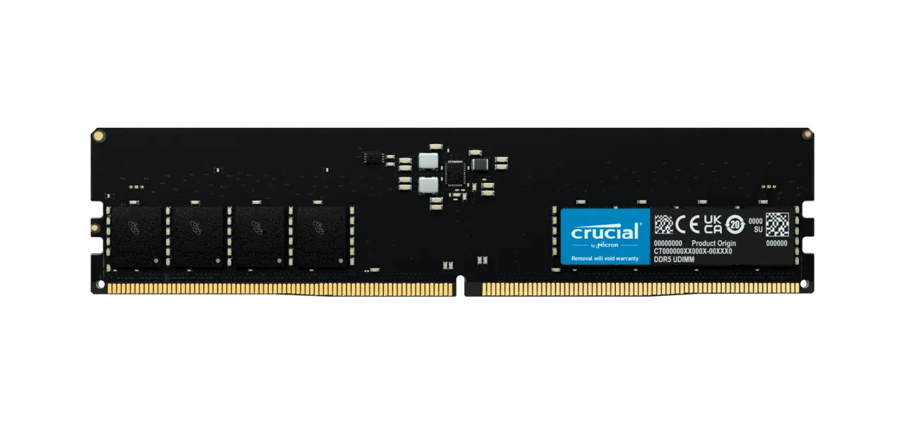 Crucial 64GB DDR5-5600 UDIMM (CT64G56C46U5) thumbnail