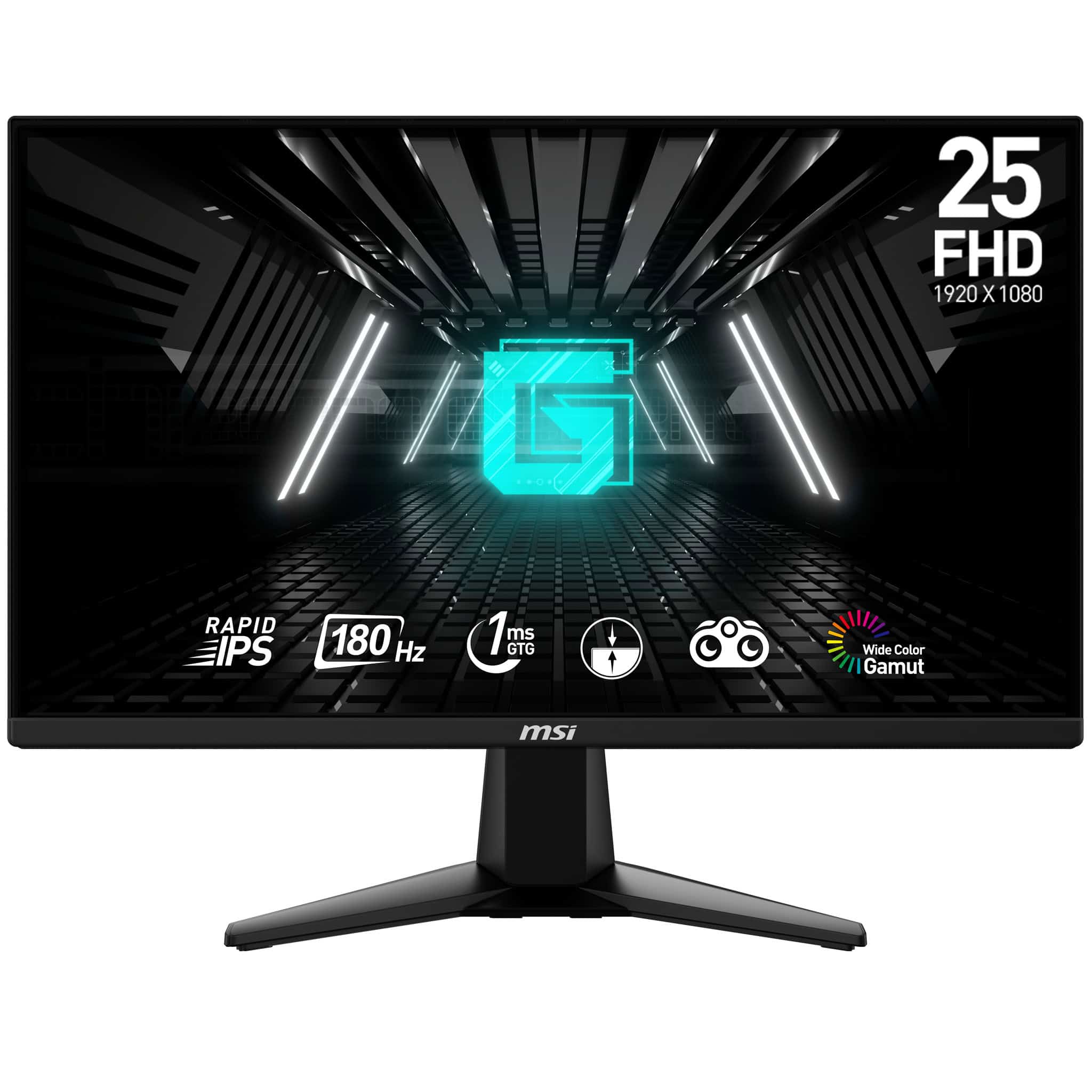 MSI G255F computer monitor 62,2 cm (24.5) 1920 x 1080 Pixels Full HD LCD Zwart (9S6-3BC01M-002) thumbnail