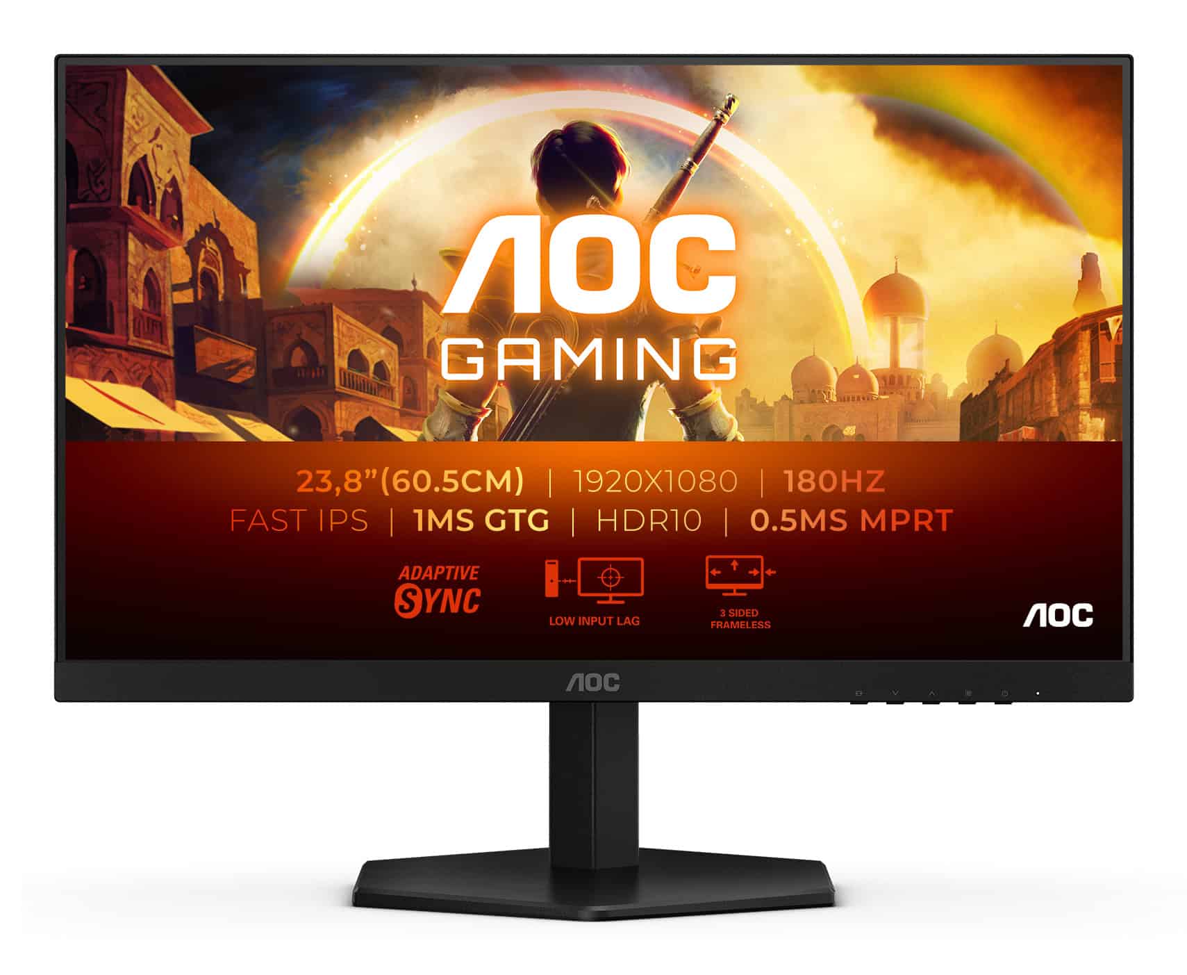 AOC G4 24G42E computer monitor 61 cm (24) 1920 x 1080 Pixels Full HD LCD Zwart (24G42E) thumbnail