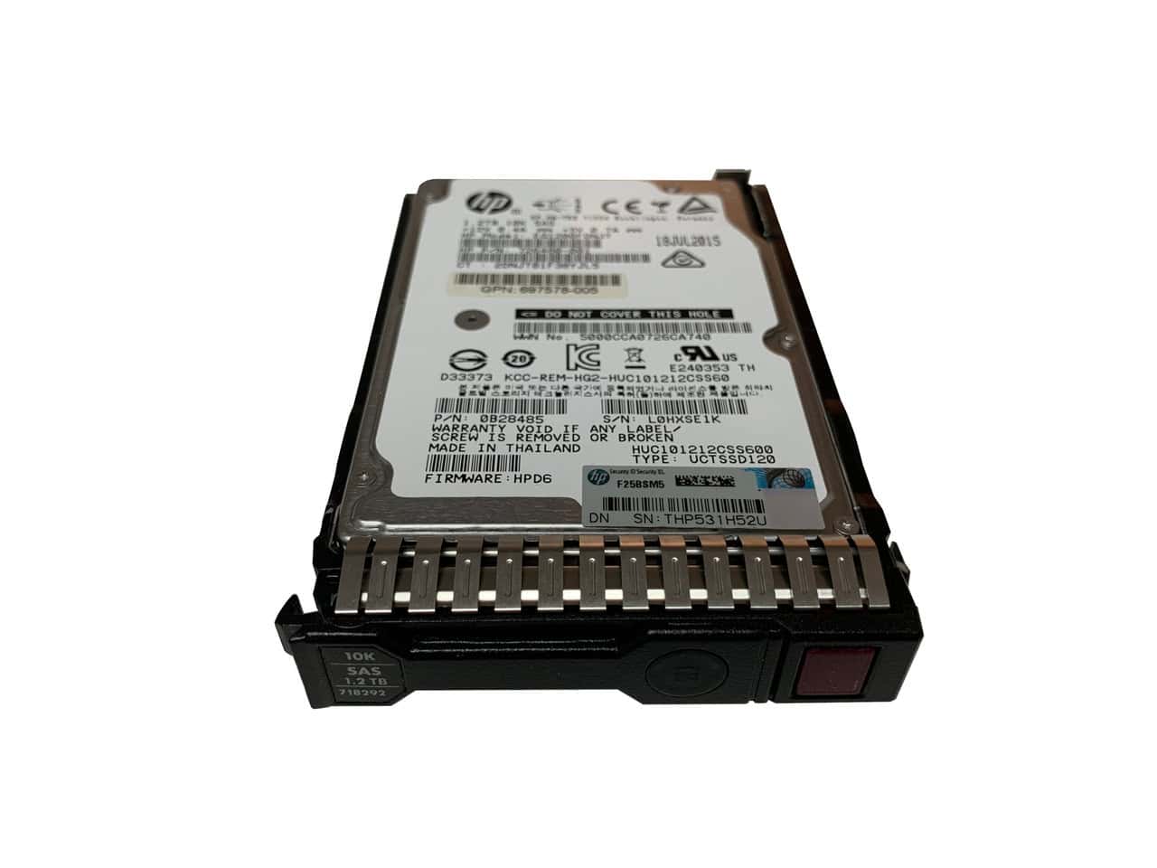 HP SPS-DRV HD 1.2TB 6G SAS 10K (718292-001) thumbnail
