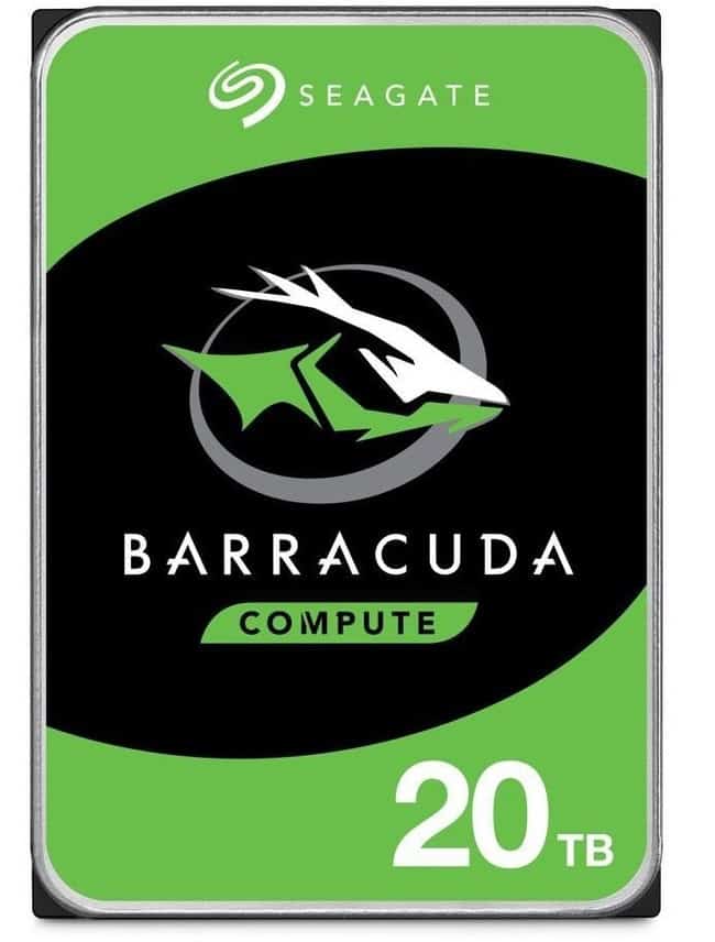 Seagate Barracuda 20TB interne harde schijf 7200 RPM 512 MB 3.5" SATA (ST20000DM001) thumbnail