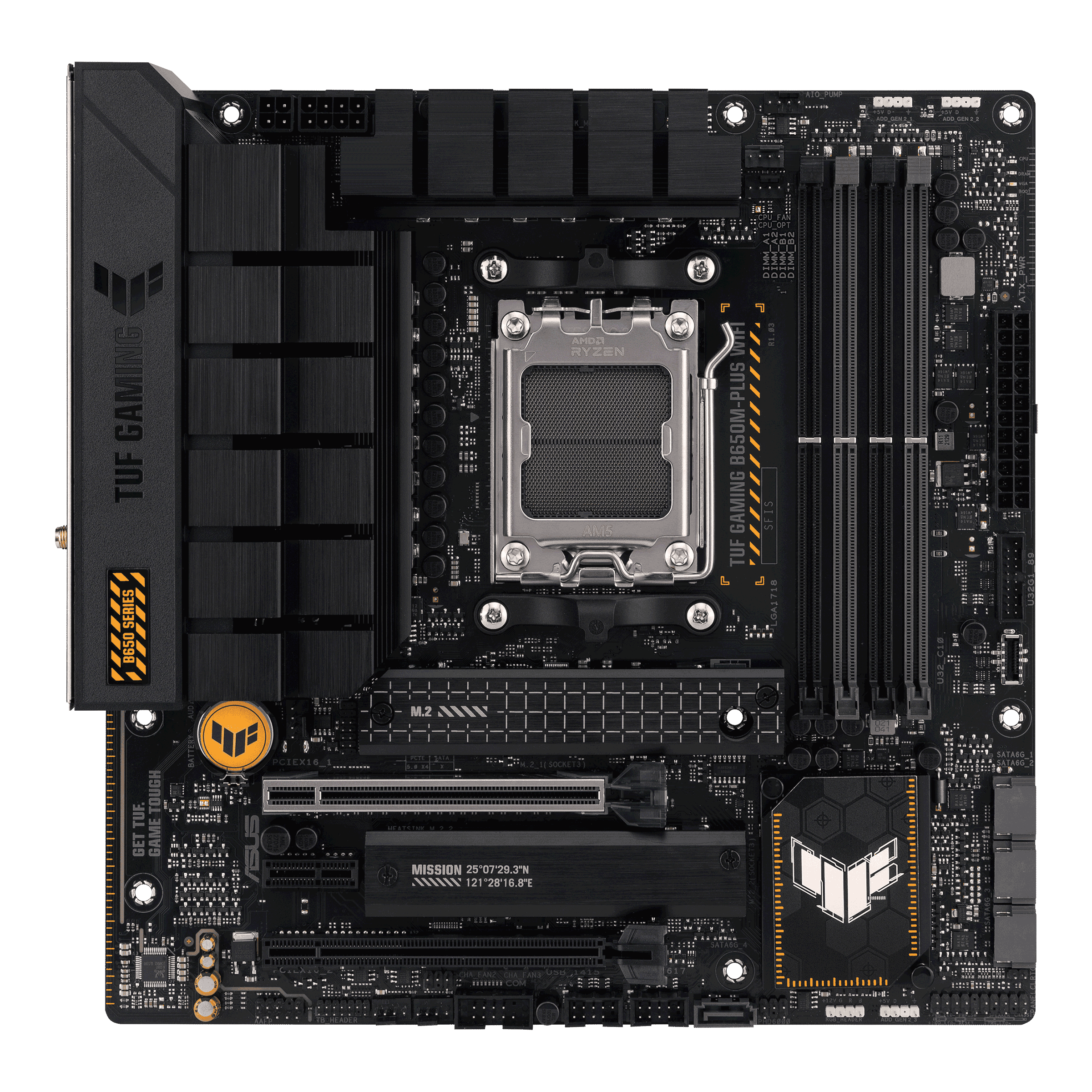 ASUS TUF GAMING B650M-PLUS WIFI Mainboard Sockel AM5 (DS 90MB1BF0-M0EAY0) thumbnail