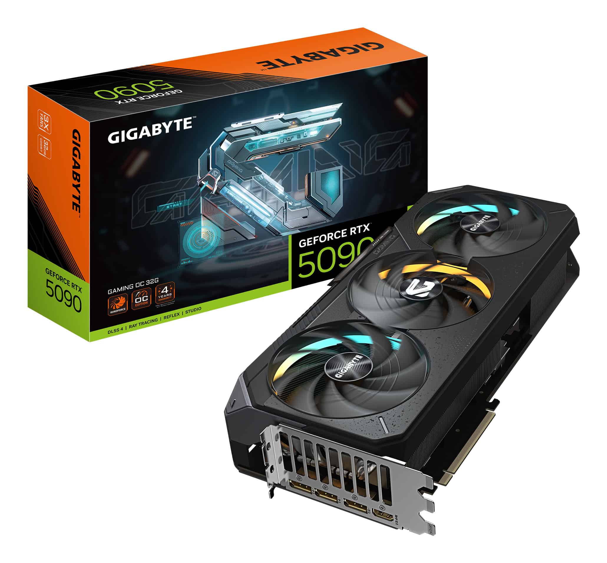 GIGABYTE GeForce RTX 5090 GAMING OC 32G NVIDIA 32 GB GDDR7 (GV-N5090GAMING OC-32GD) thumbnail