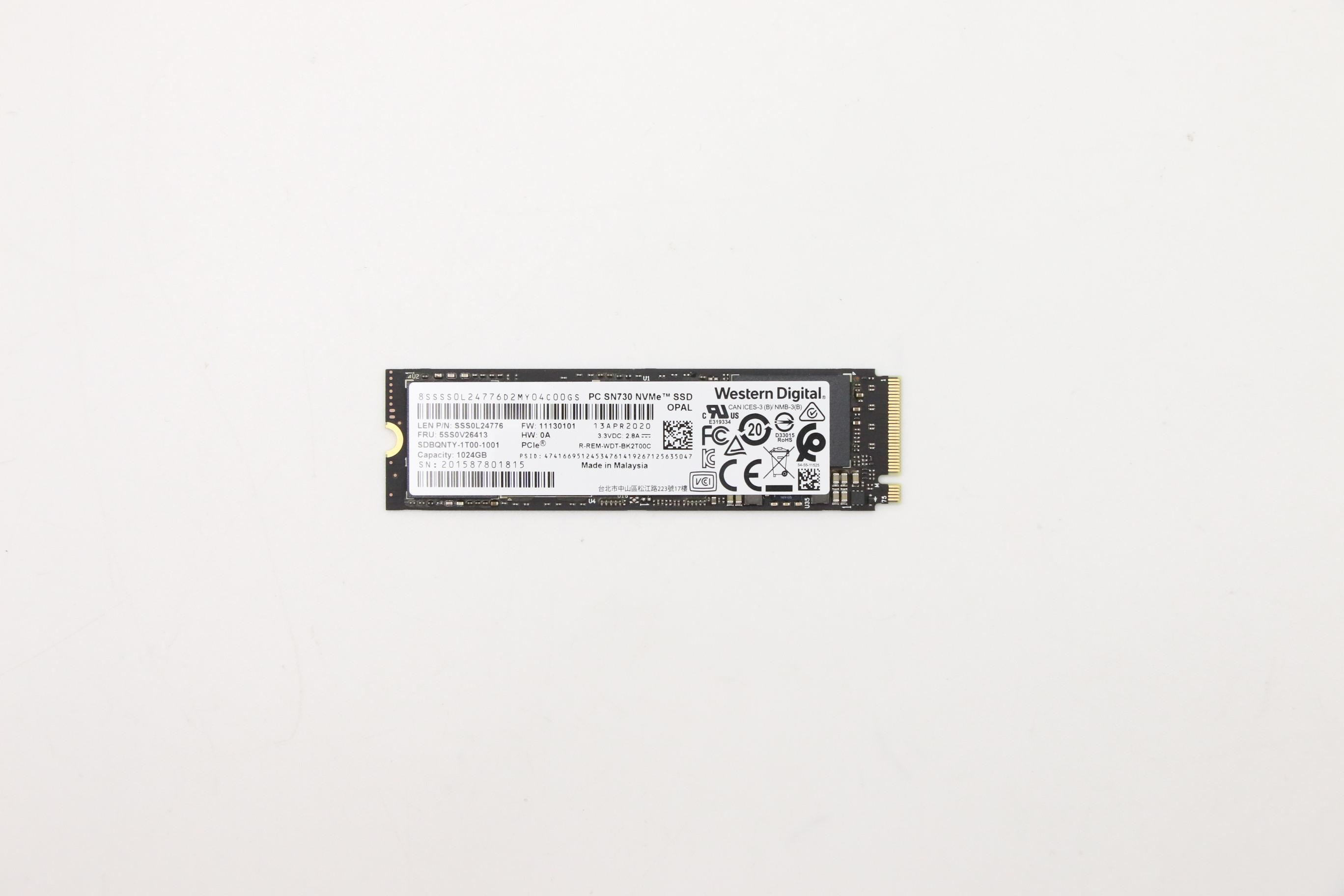 Lenovo 5SS0V26413 internal solid state drive 1 TB M.2 PCI Express 3.0 (5SS0V26413) thumbnail