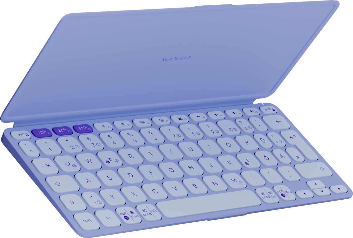 Logitech Keys-To-Go 2 - Keyboard - built-in cover (920-012966) thumbnail
