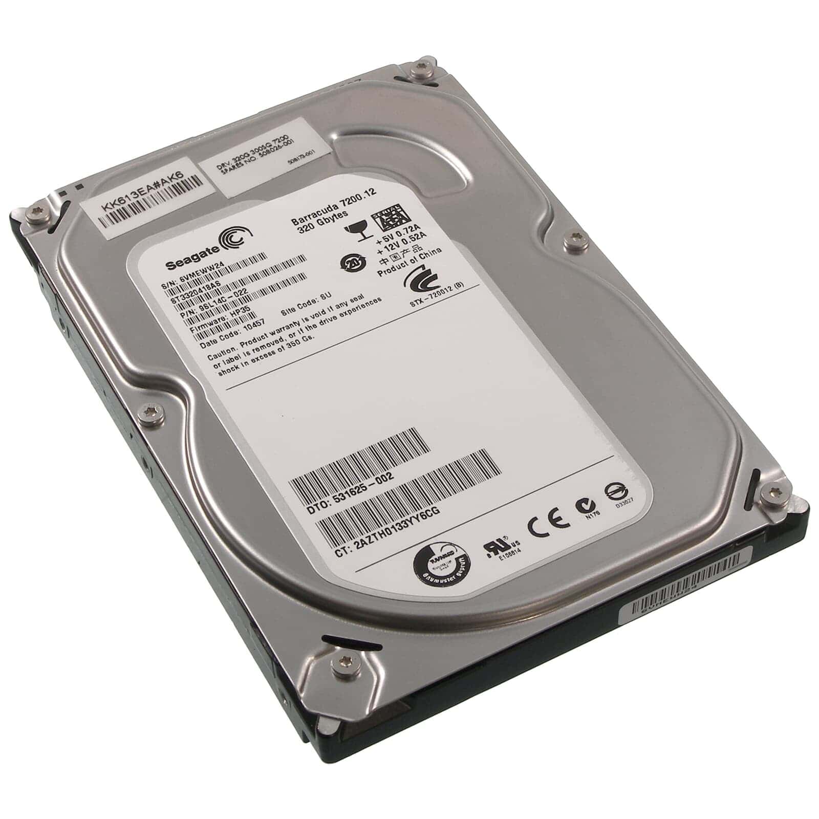 HP SPS-DRV HD 500G SATA-3 6GSQ 7200 WS (508026-001) thumbnail