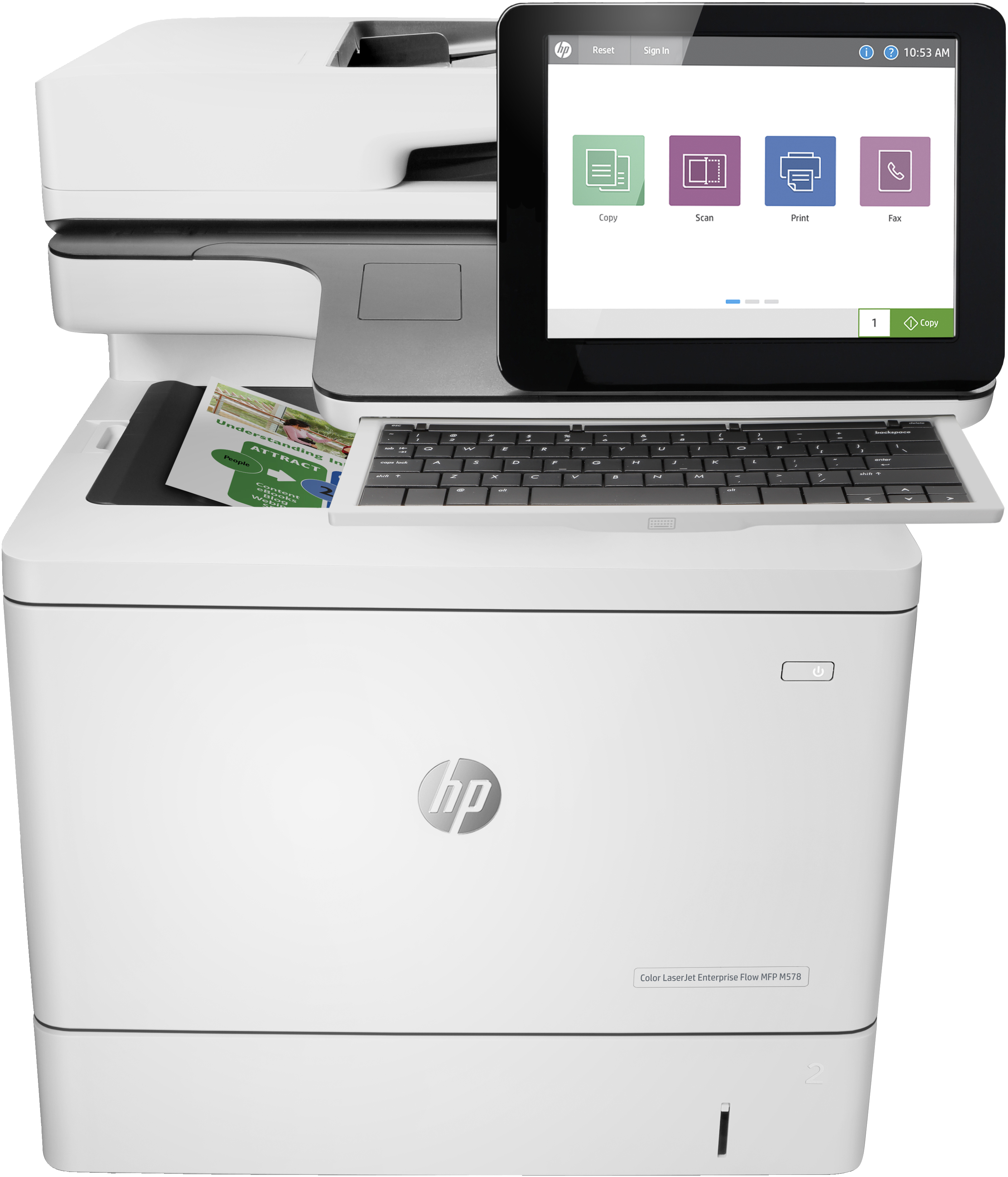HP Color LaserJet Enterprise Flow MFP M578c (7ZU87A) thumbnail