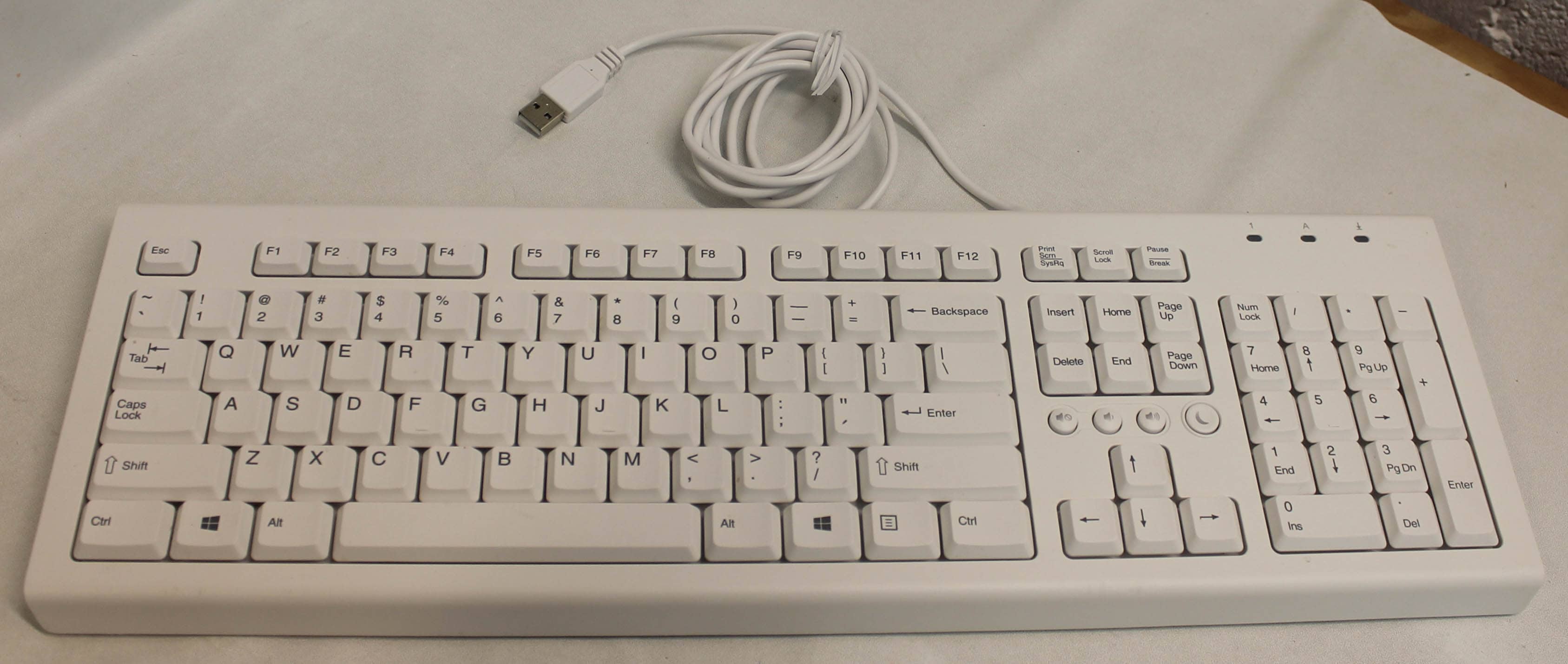 HP WHT UNVRSL Katydid wired USB KBD HUNG (904367-211) thumbnail