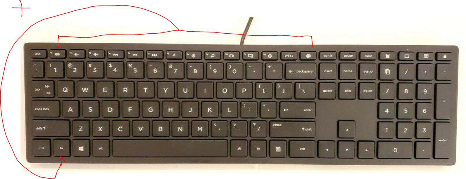 HP BLK Cheddar wired USB KBD HUNG (928922-211) thumbnail