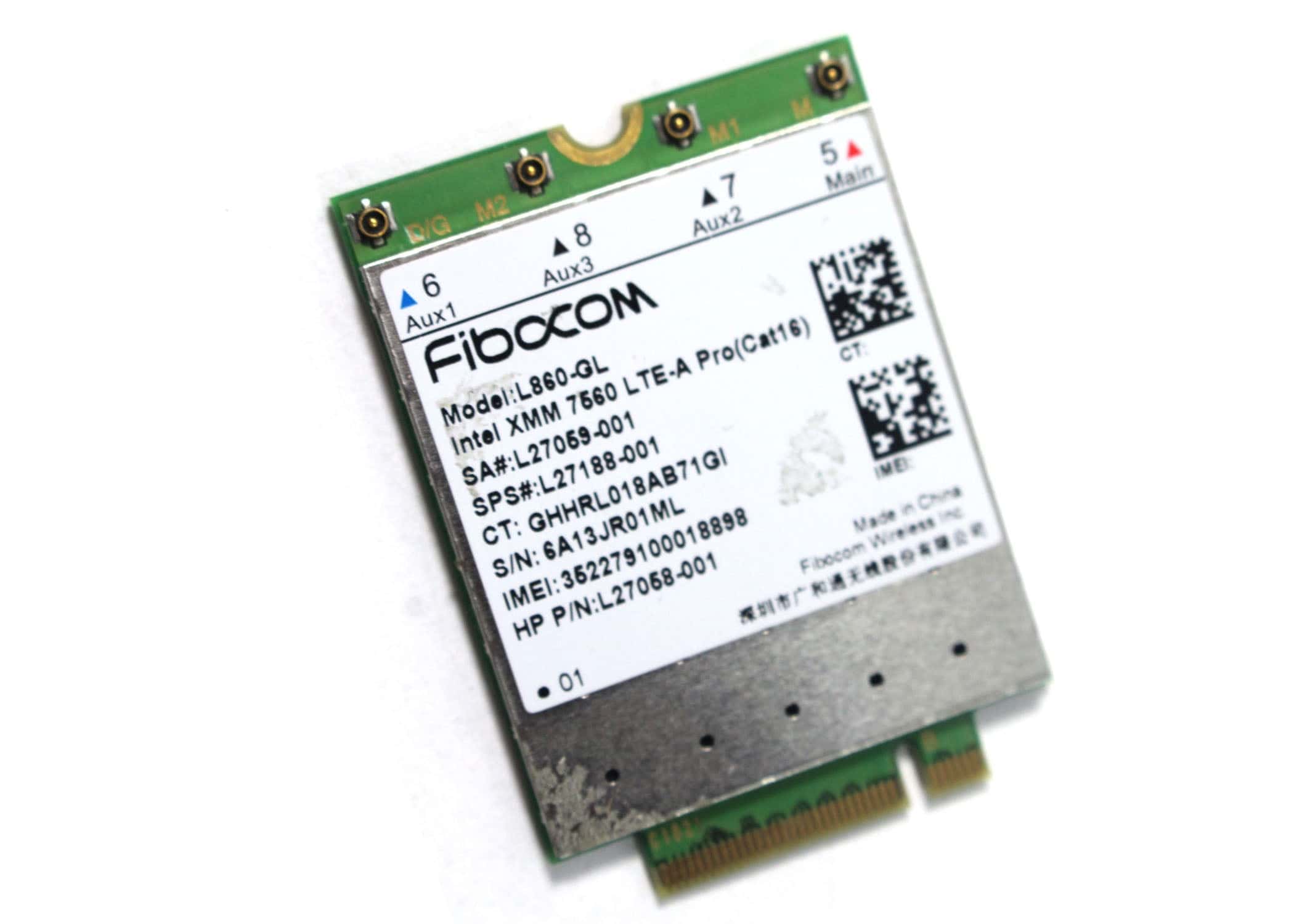 HP SPS-WWAN PHUKET 7560 LTE-ADV w/GPS M.2 (L27188-005) thumbnail