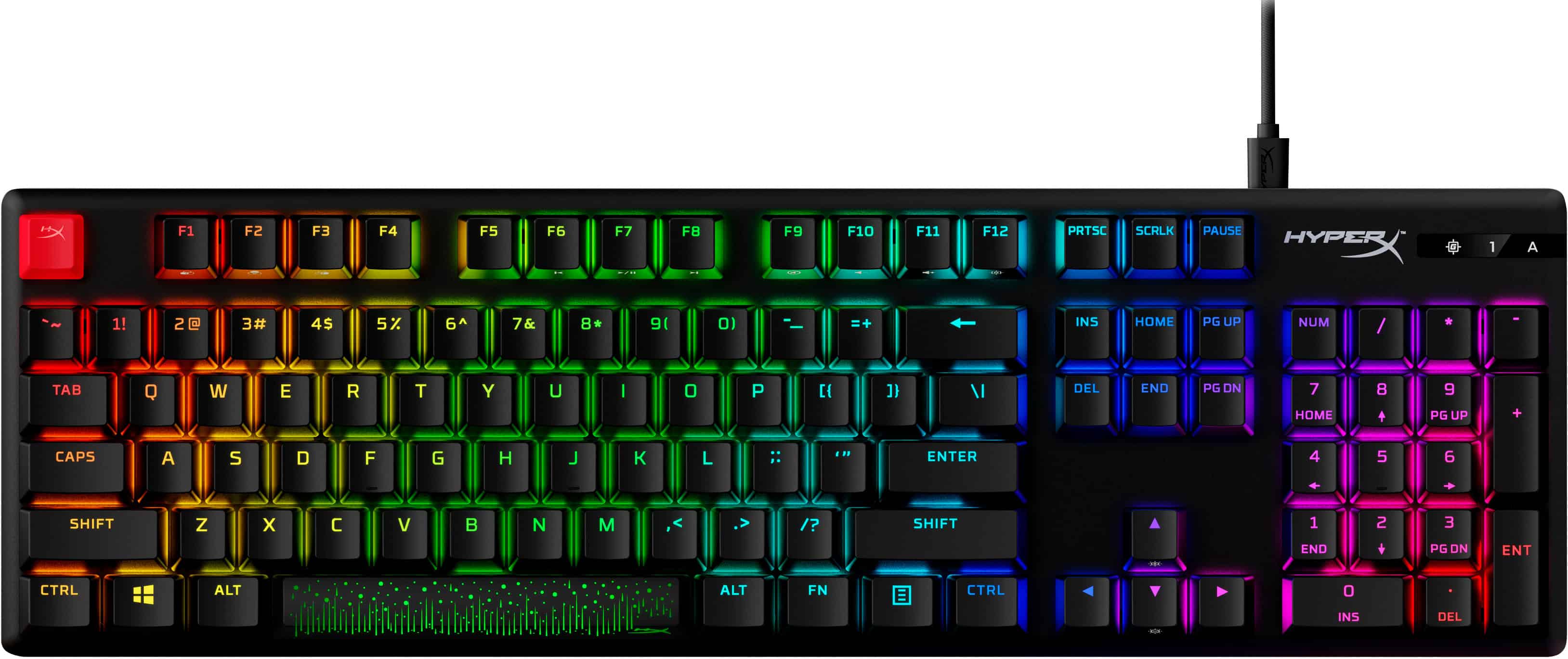 HyperX Alloy Origins PBT HX Red - Mechanical Gaming Keyboard (639N3AA) thumbnail