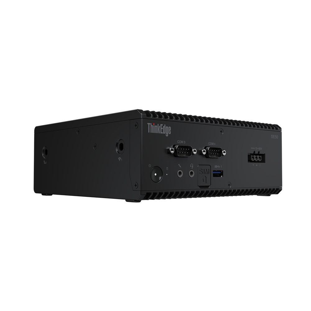 Lenovo ThinkEdge SE50 i5-8365UE mini PC Intel® Core™ i5 8 GB DDR4-SDRAM 128 GB SSD Windows 10 IoT Enterprise Zwart (11RJ002UGE) thumbnail