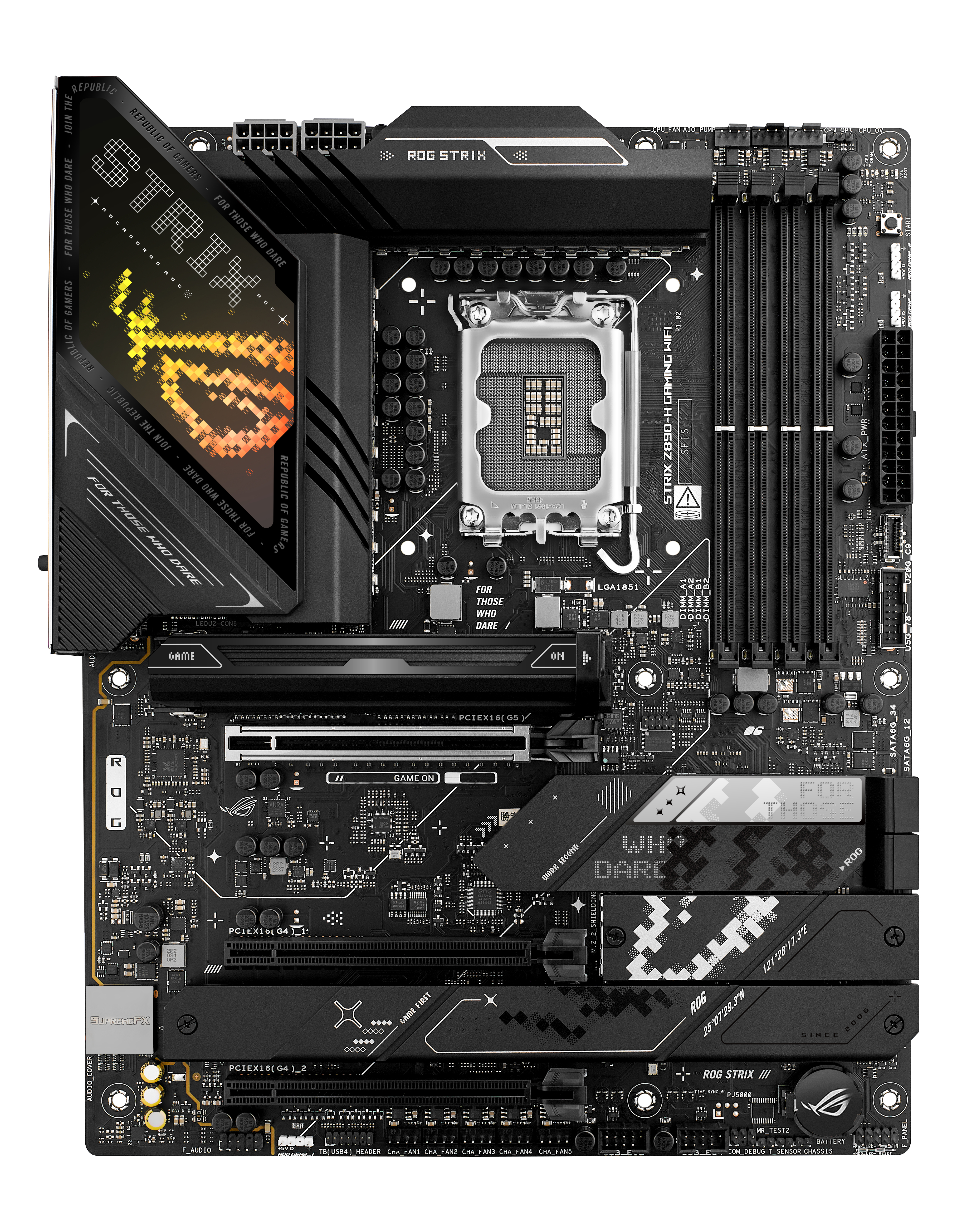 ASUS ROG STRIX Z890-H GAMING WIFI Intel Z890 LGA 1851 (Socket V1) ATX (90MB1K20-M0EAY0) thumbnail
