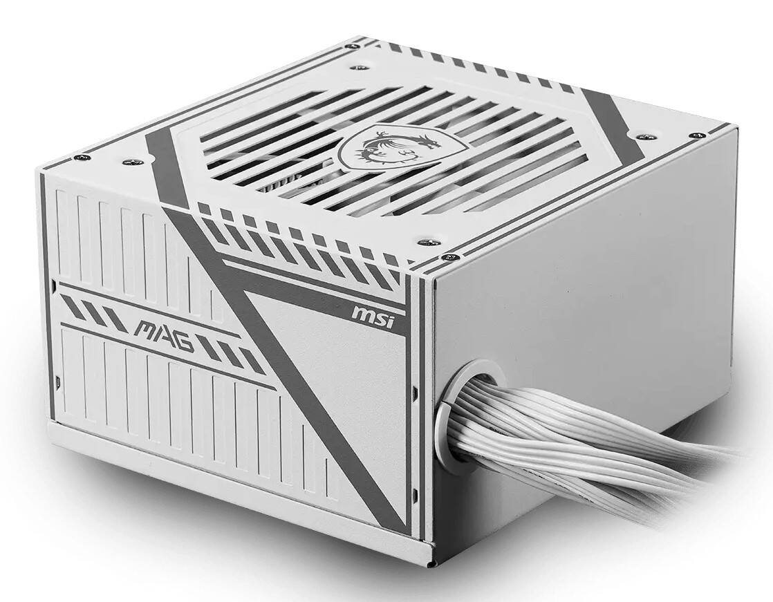 MSI MAG A650BNL power supply unit 650 W 24-pin ATX ATX Wit (MAG A650BNL WHITE) thumbnail