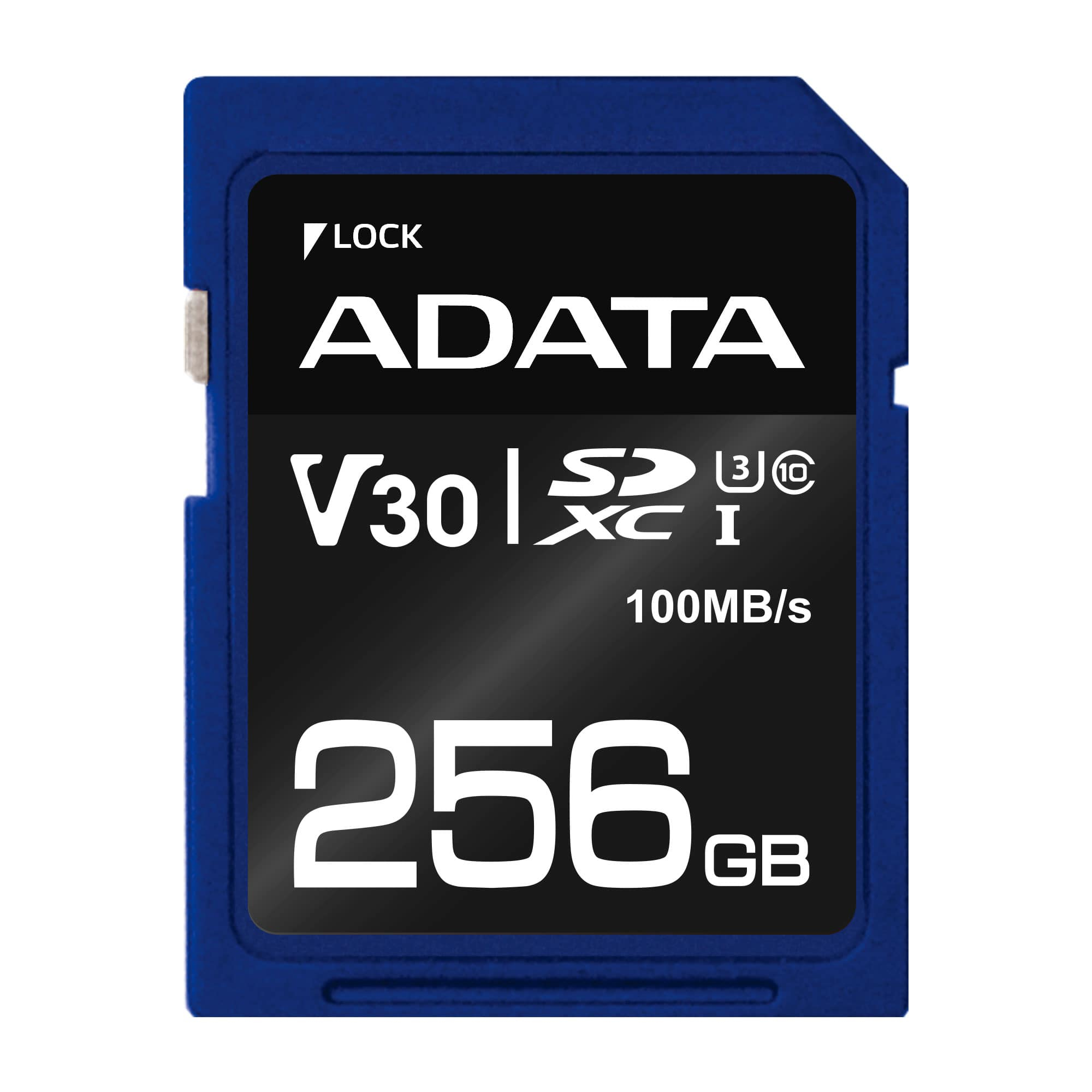 ADATA ASDX256GUI3V30S-R flashgeheugen 256 GB SDXC UHS-I Klasse 10 (ASDX256GUI3V30S-R) thumbnail
