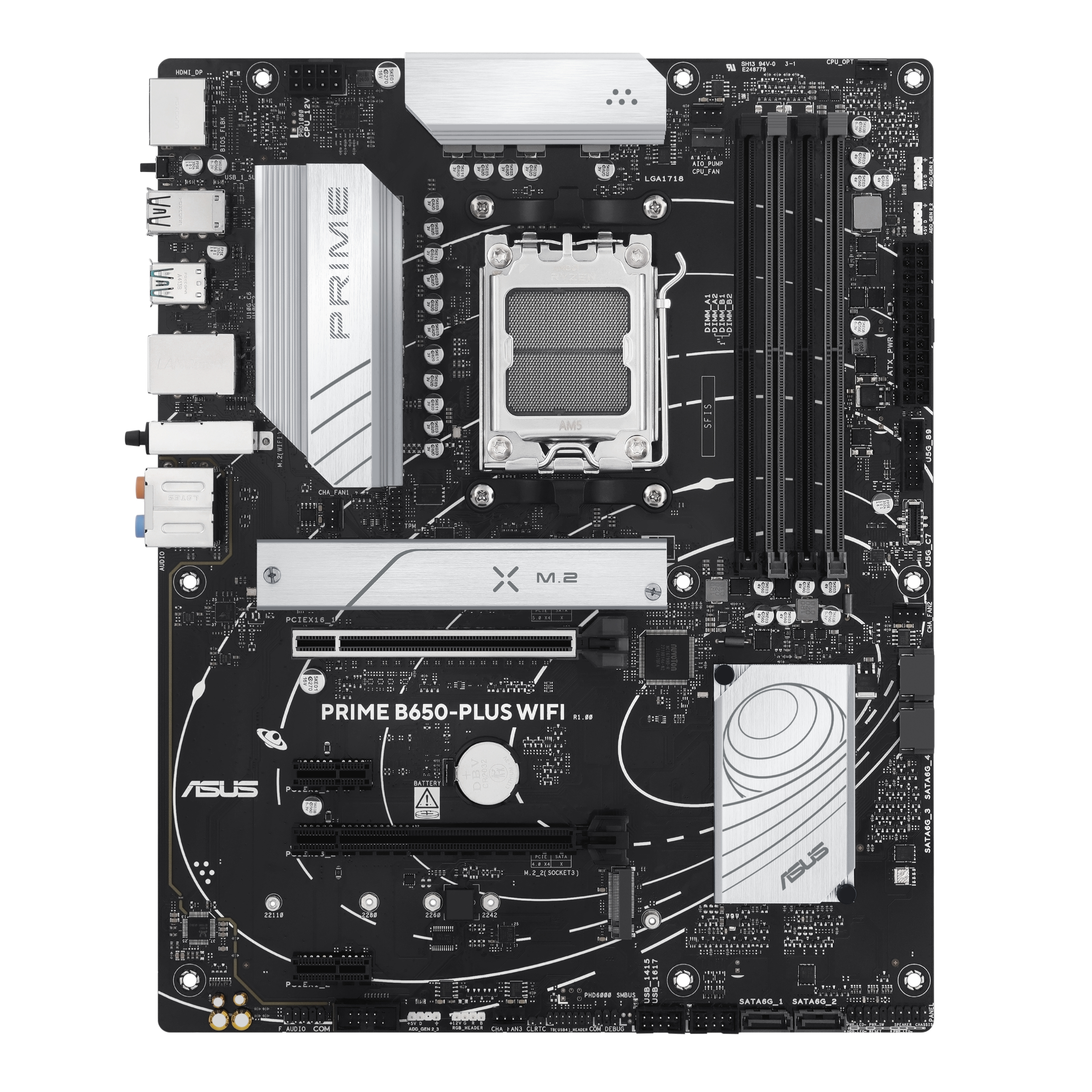 ASUS PRIME B650-PLUS WIFI AMD B650 Socket AM5 ATX (90MB1KP0-M0EAY0) thumbnail