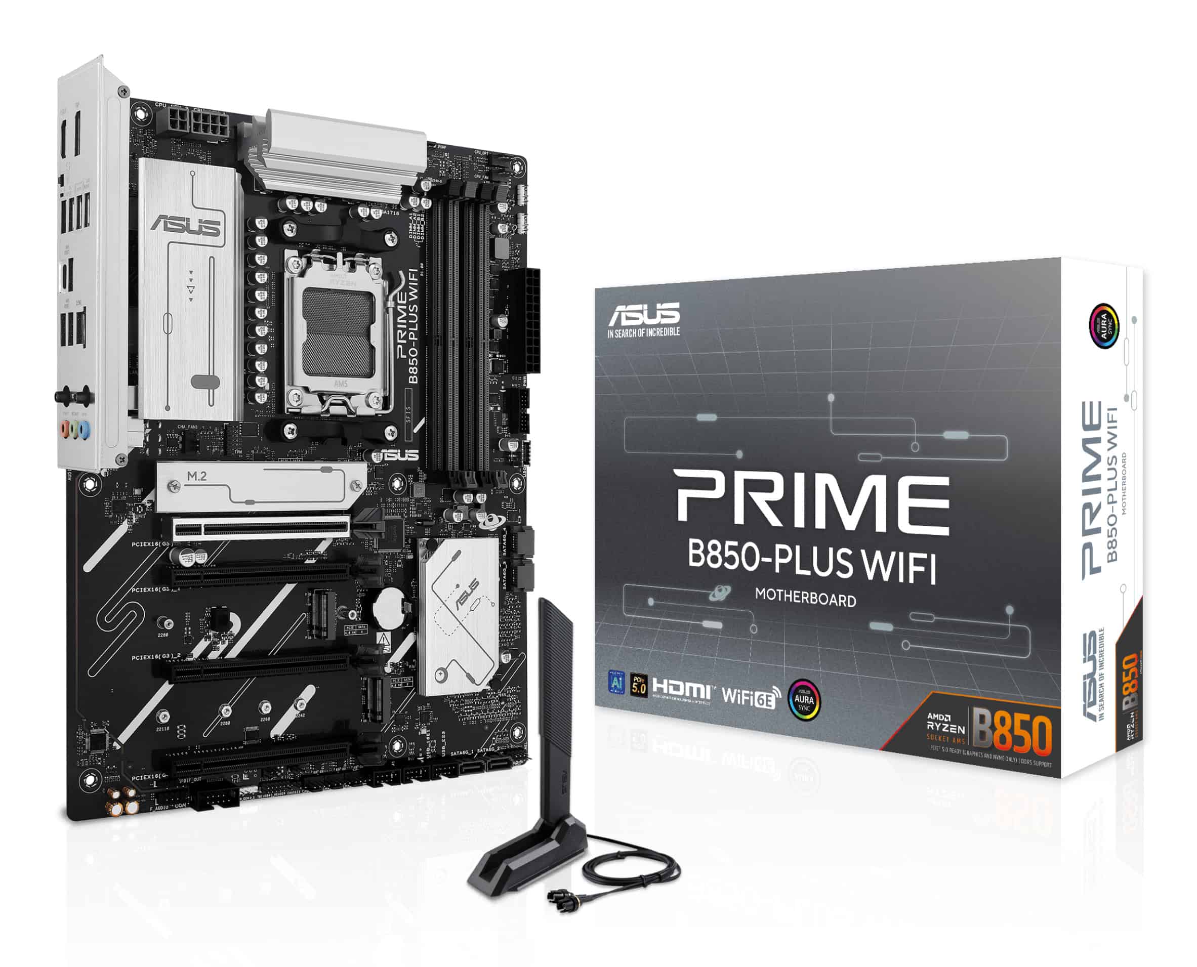 ASUS PRIME B850-PLUS WIFI AMD B850 Socket AM5 ATX (90MB1L80-M0EAY0) thumbnail