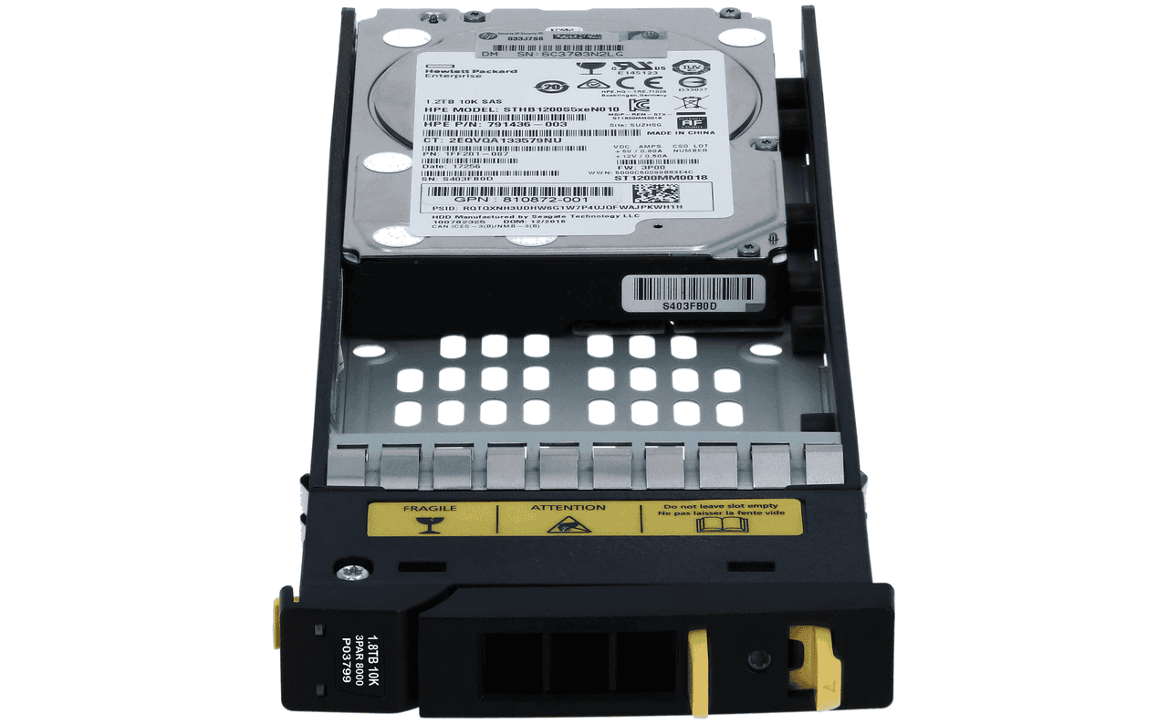 HP HD 1.8T 10K 12G-SGSKBN-DIF 3P (P20077-001-RFB) thumbnail