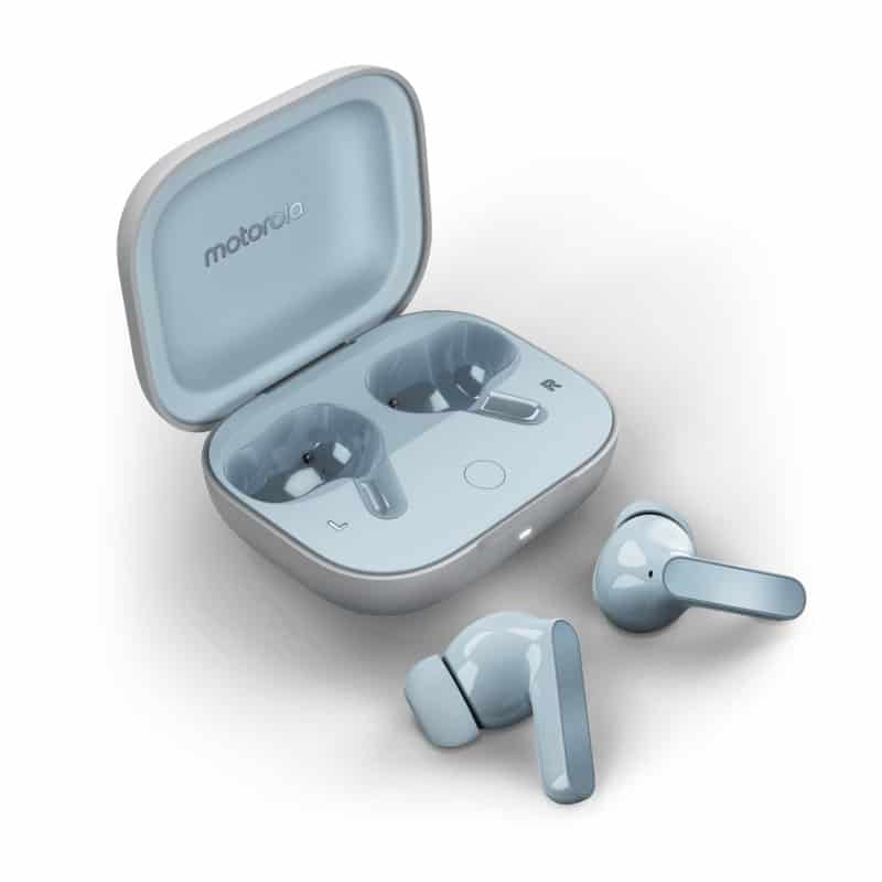 Motorola Moto Buds Hoofdtelefoons Draadloos In-ear Gesprekken/Muziek/Sport/Elke dag Bluetooth Blauw (PG38C05749) thumbnail