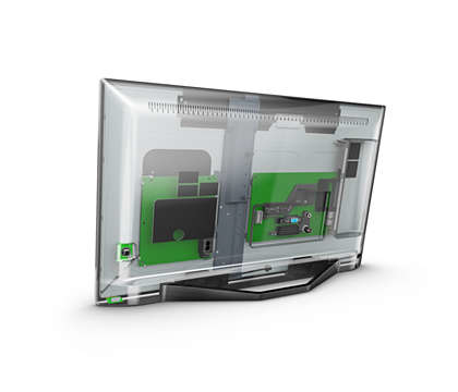 Philips 24HFL3014P/12 tv 61 cm (24") HD Zwart, Transparant 250 cd/m² (24HFL3014P/12) thumbnail