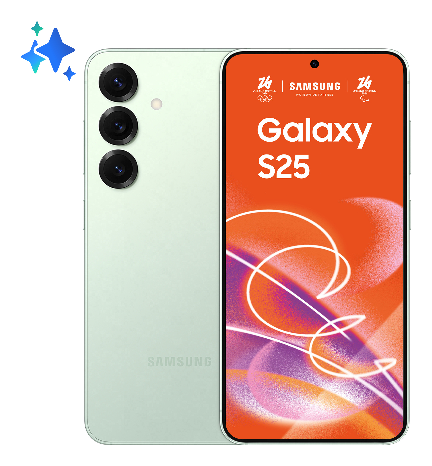Samsung Galaxy S25 15,8 cm (6.2") Dual SIM Android 15 5G USB Type-C 12 GB 128 GB 4000 mAh Muntkleur (SM-S931BLGDEUE) thumbnail
