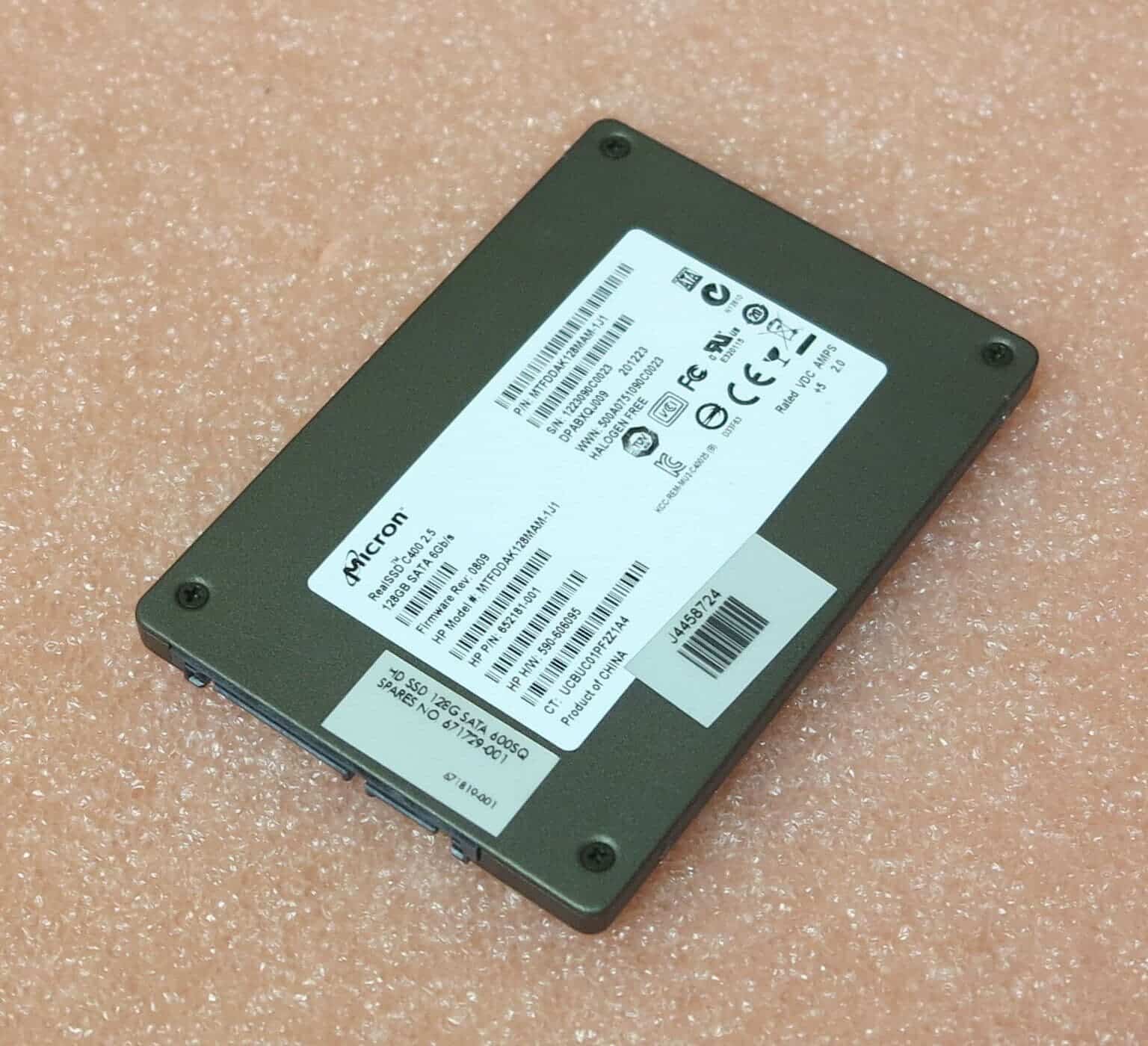HP SPS-DRV HD SSD 256G SATA600SQ SFF WS (671729-001) thumbnail