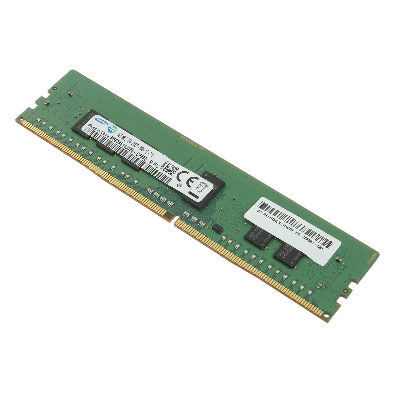 HP SPS-DIMM 8GB PC4-2666V-R 1Gx8 CL19 (790112-001) thumbnail
