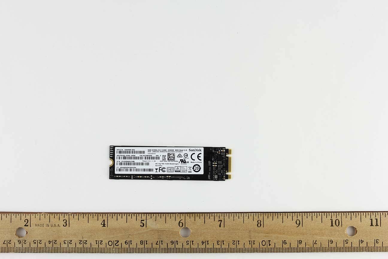 HP SPS-SSD 256GB M2 SATA-3 SED OPAL2 TLC (848365-001) thumbnail