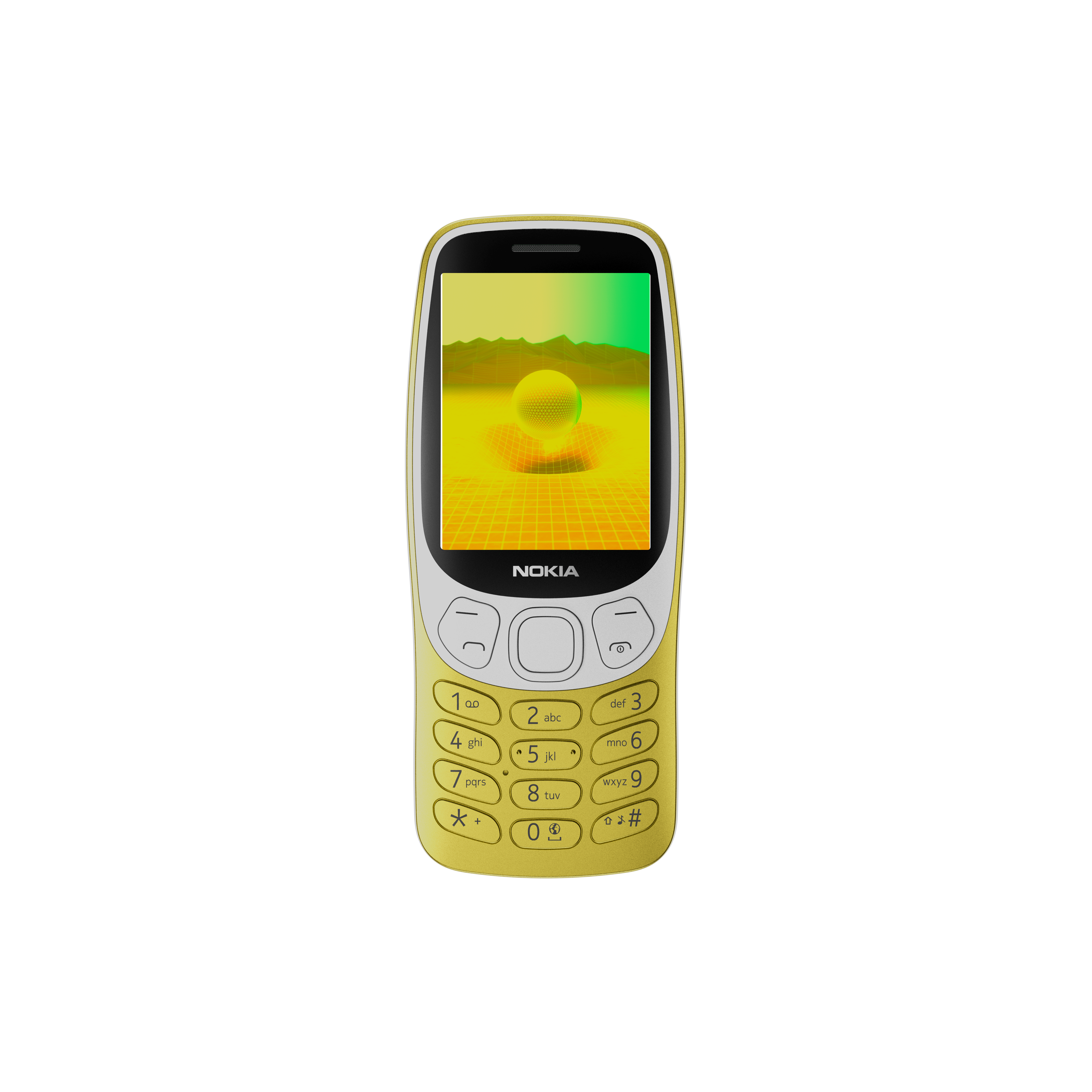 HMD Nokia 3210 (2024) 6,1 cm (2.4") 89 g Goud Basistelefoon (1GF025CPD4L03) thumbnail
