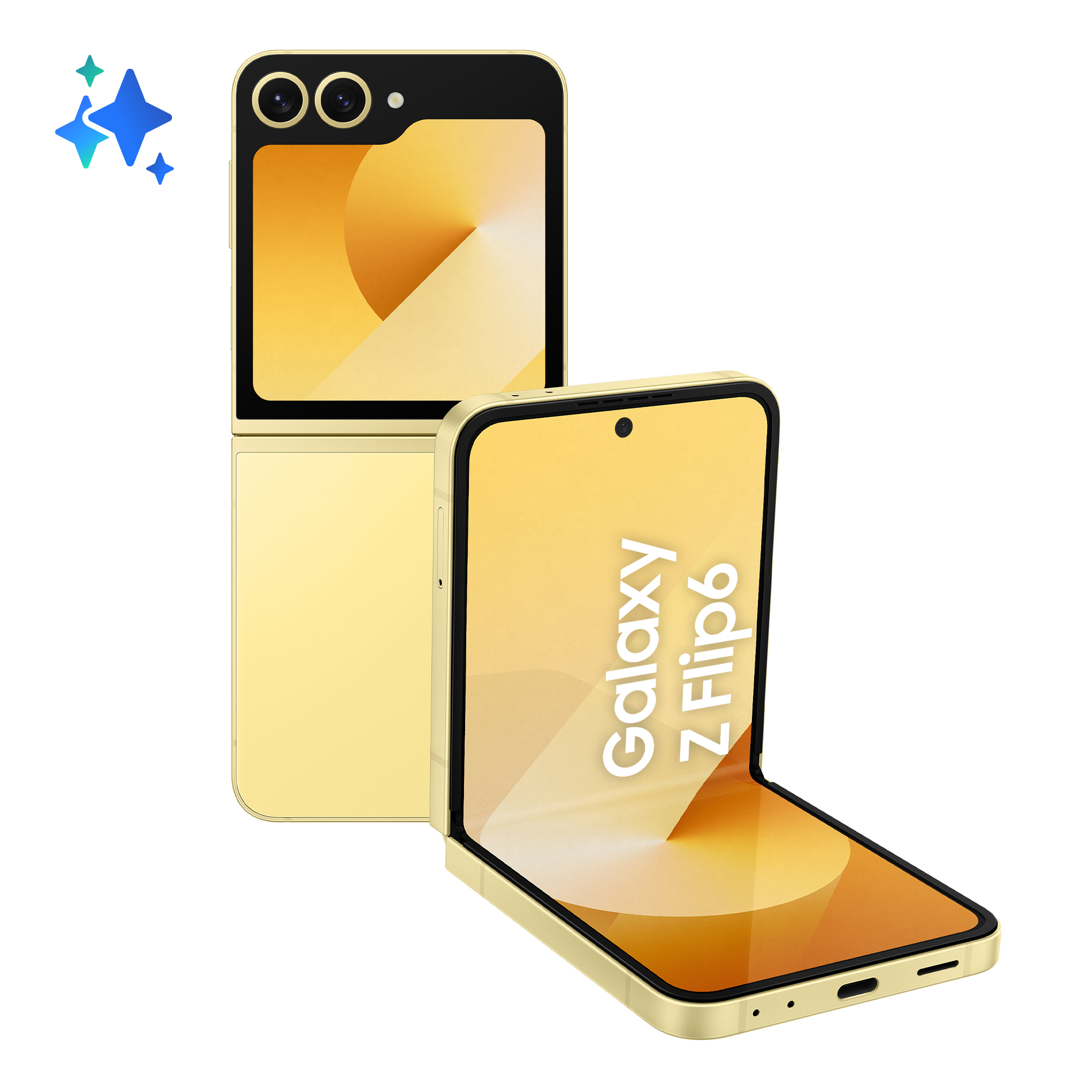 Samsung Galaxy Z Flip6 17 cm (6.7") Dual SIM Android 14 5G USB Type-C 12 GB 256 GB 4000 mAh Geel (SM-F741BZYGEUE) thumbnail
