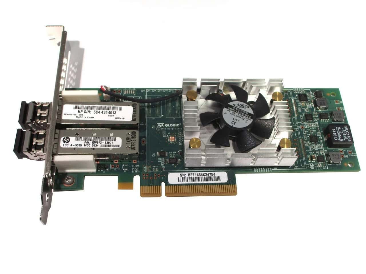 HP QLOGIC SN1000Q 16GB DUAL-PORT FC PCI-E ADAPTER - LPB (QW972A-LP) thumbnail