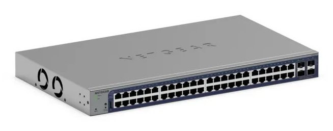 NETGEAR GS752TXUP Managed Gigabit Ethernet (10/100/1000) Power over Ethernet (PoE) 1U Grijs (GS752TXUP-300EUS) thumbnail