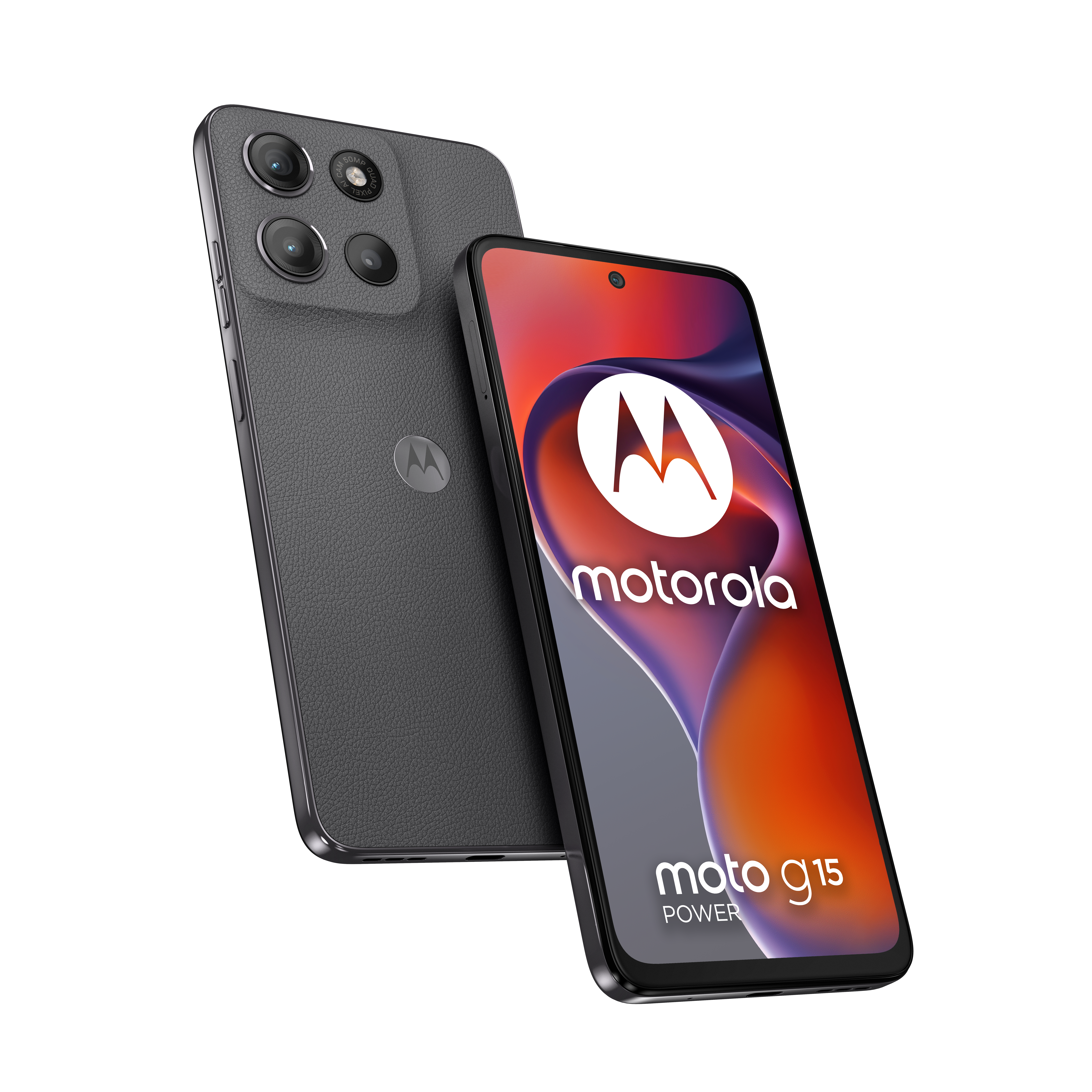 Motorola moto g15 power 17,1 cm (6.72) Dual SIM Android 15 4G USB Type-C 8 GB 256 GB 6000 mAh Grijs (PB6G0005SE) thumbnail
