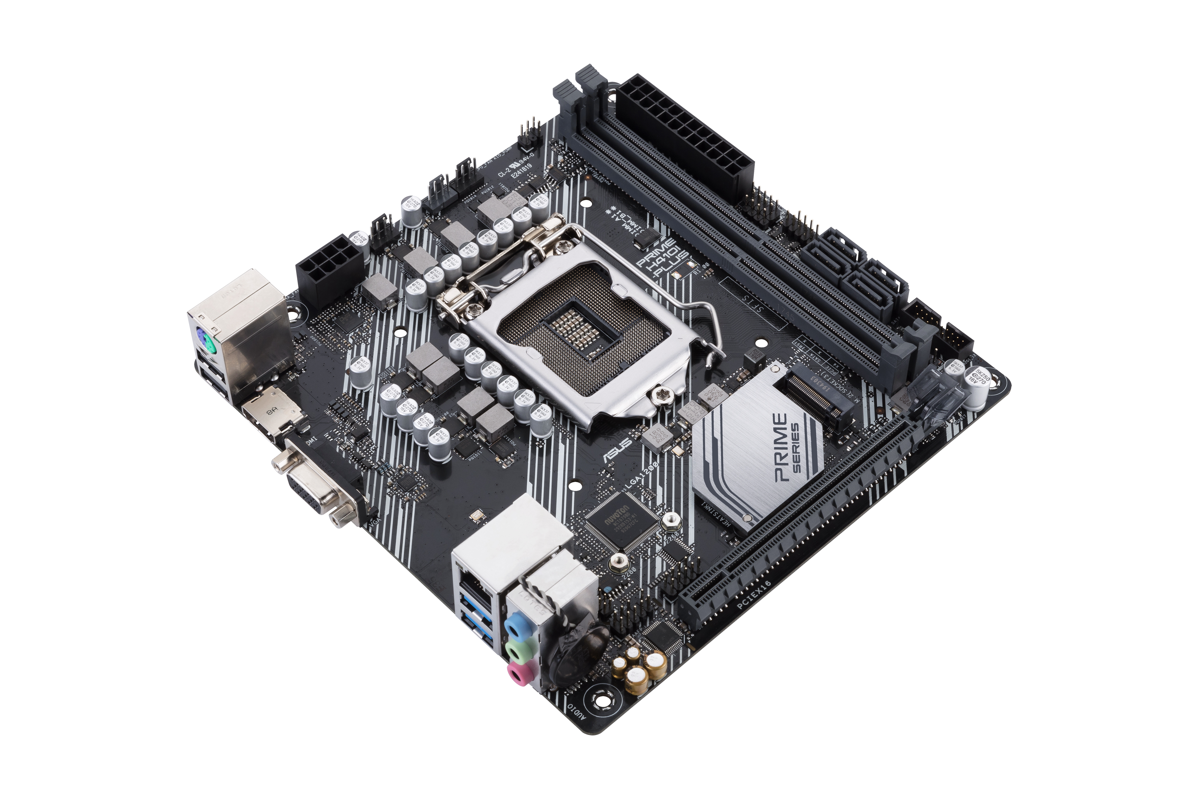 ASUS PRIME H410I-PLUS/CSM Intel H410 LGA 1200 (Socket H5) mini ITX (90MB14W0-M0EAYC) thumbnail