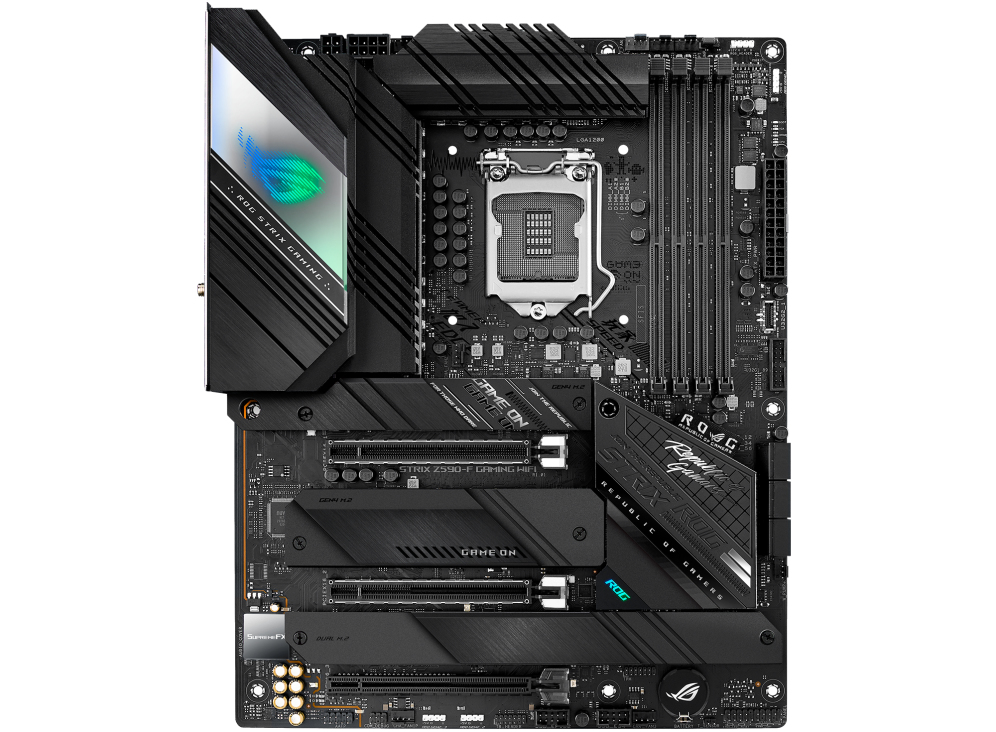 ASUS ROG STRIX Z590-F GAMING WIFI Intel Z590 LGA 1200 (Socket H5) ATX (90MB1630-M0EAY0) thumbnail