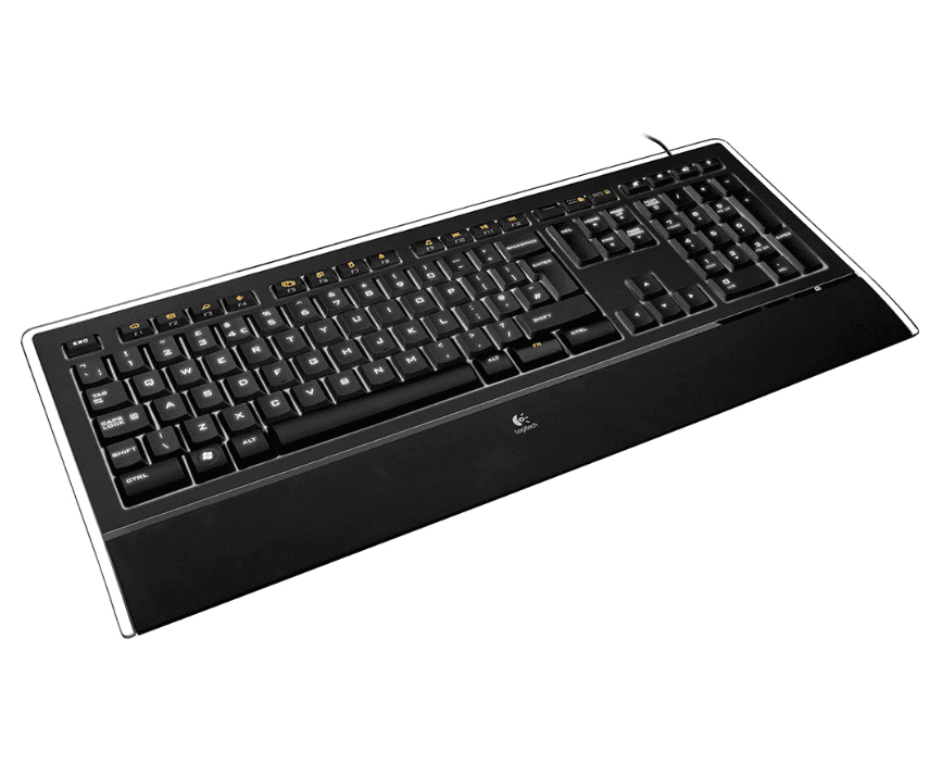 Logitech Illuminated Keyboard k740 - UK (920-005694) thumbnail