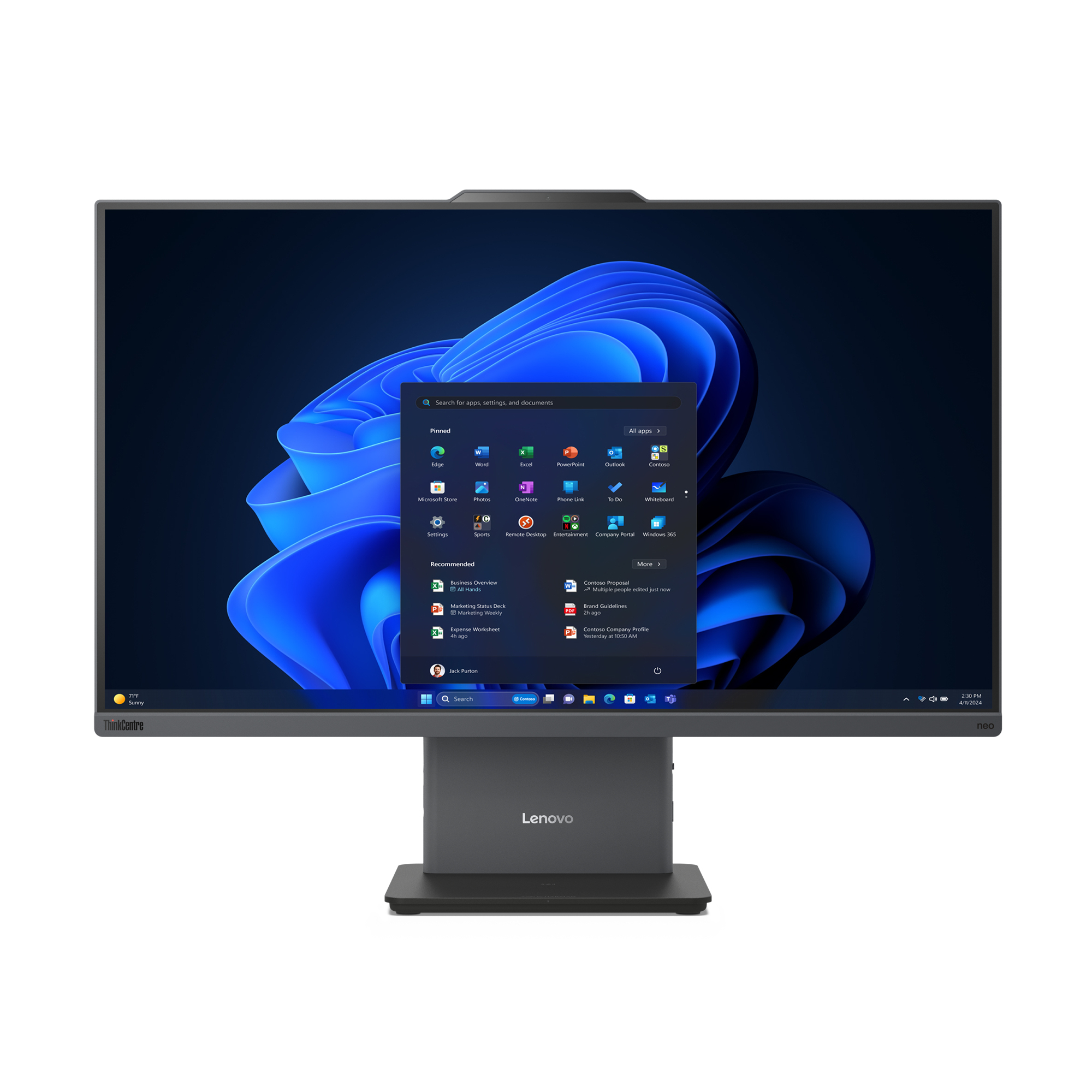 Lenovo ThinkCentre neo 50a 27 Gen 5 Intel® Core™ i7 i7-13620H 68,6 cm (27") 1920 x 1080 Pixels Alles-in-één-pc 32 GB DDR5-SDRAM 1 TB SSD Windows 11 Pro Wi-Fi 6 (802.11ax) Grijs (12SB000SGE) thumbnail
