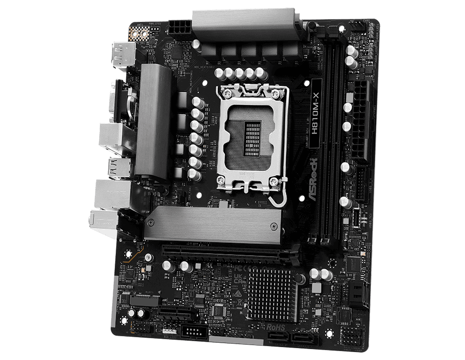 ASROCK H810M-X (1851) (D) (90-MXBS4-A0UAYZ) thumbnail