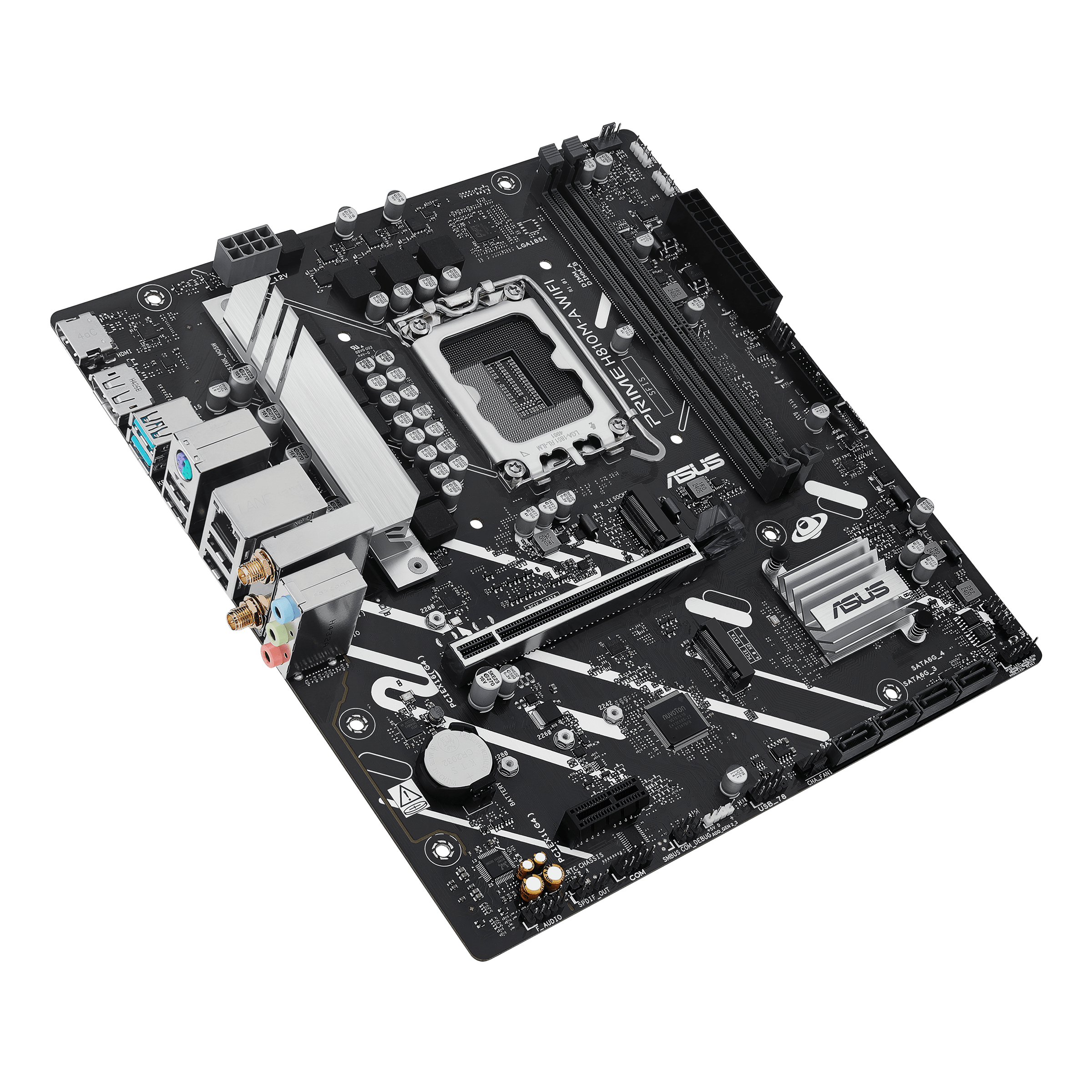 ASUS PRIME H810M-A WIFI Intel H810 LGA 1851 (Socket V1) micro ATX (PRIME H810M-A WIFI) thumbnail