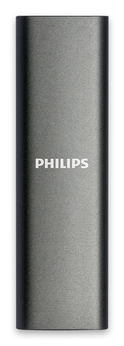 Philips FM02SS030P/00 externe solide-state drive 2 TB USB Type-C 3.2 Gen 1 (3.1 Gen 1) Grijs (FM02SS030P/00) thumbnail