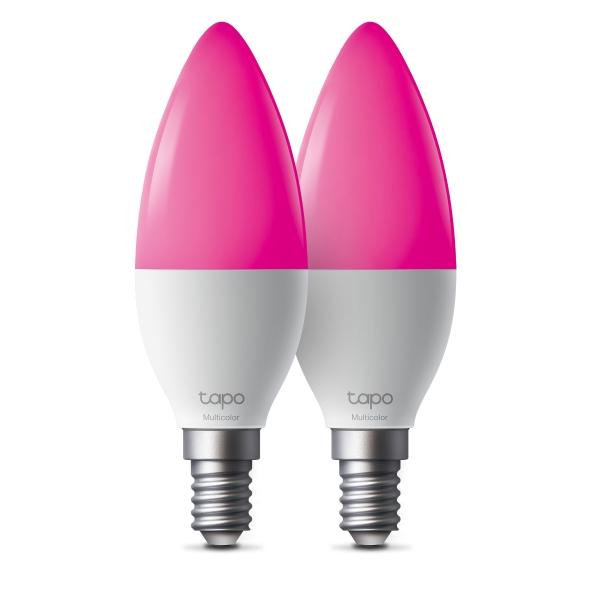 TP-Link Tapo L430C LED-lamp Multi 6500 K 4,8 W E14 F (TAPO L430C(2-PACK)) thumbnail