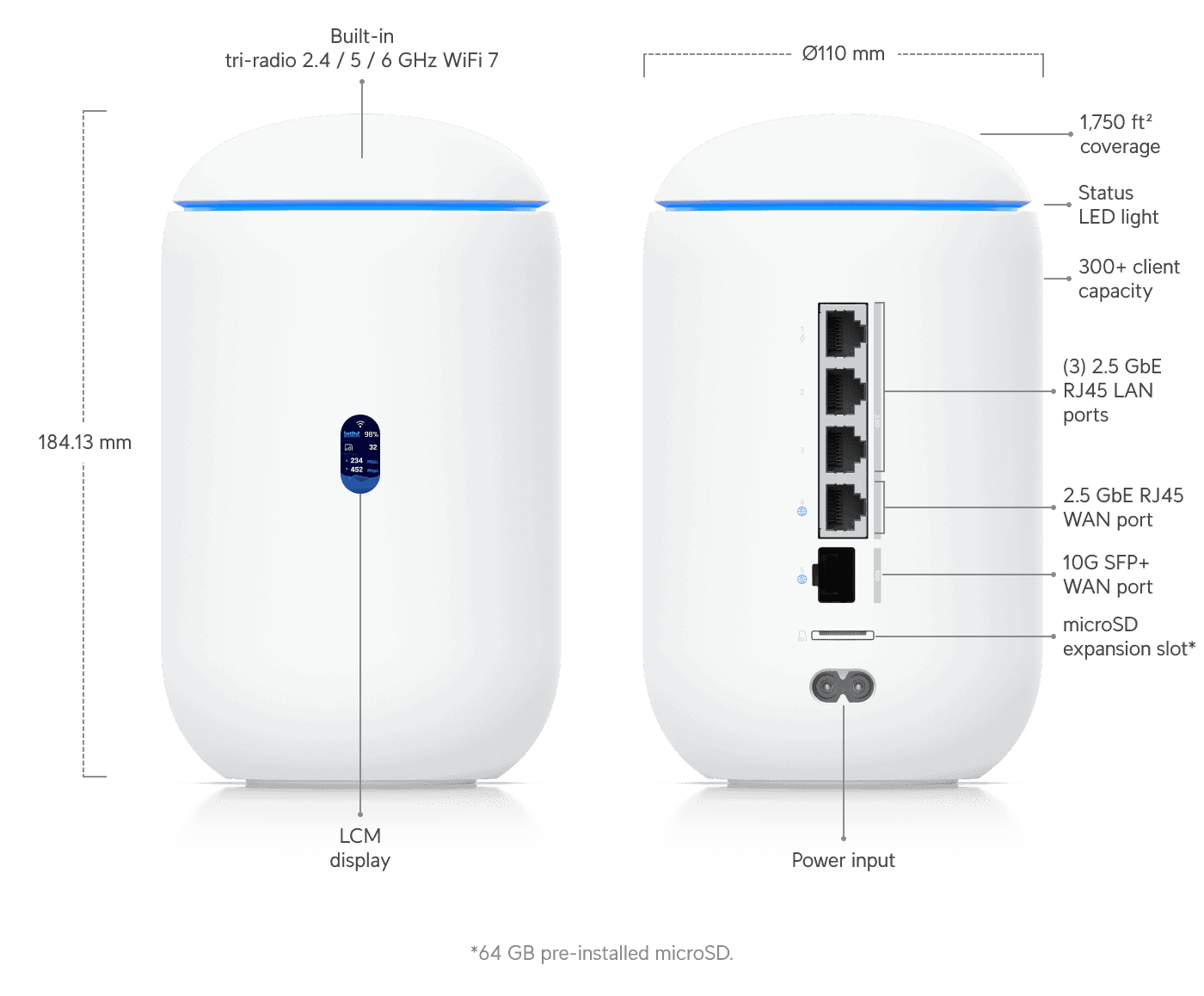 Ubiquiti UniFi Dream Router 7 (UDR7) thumbnail