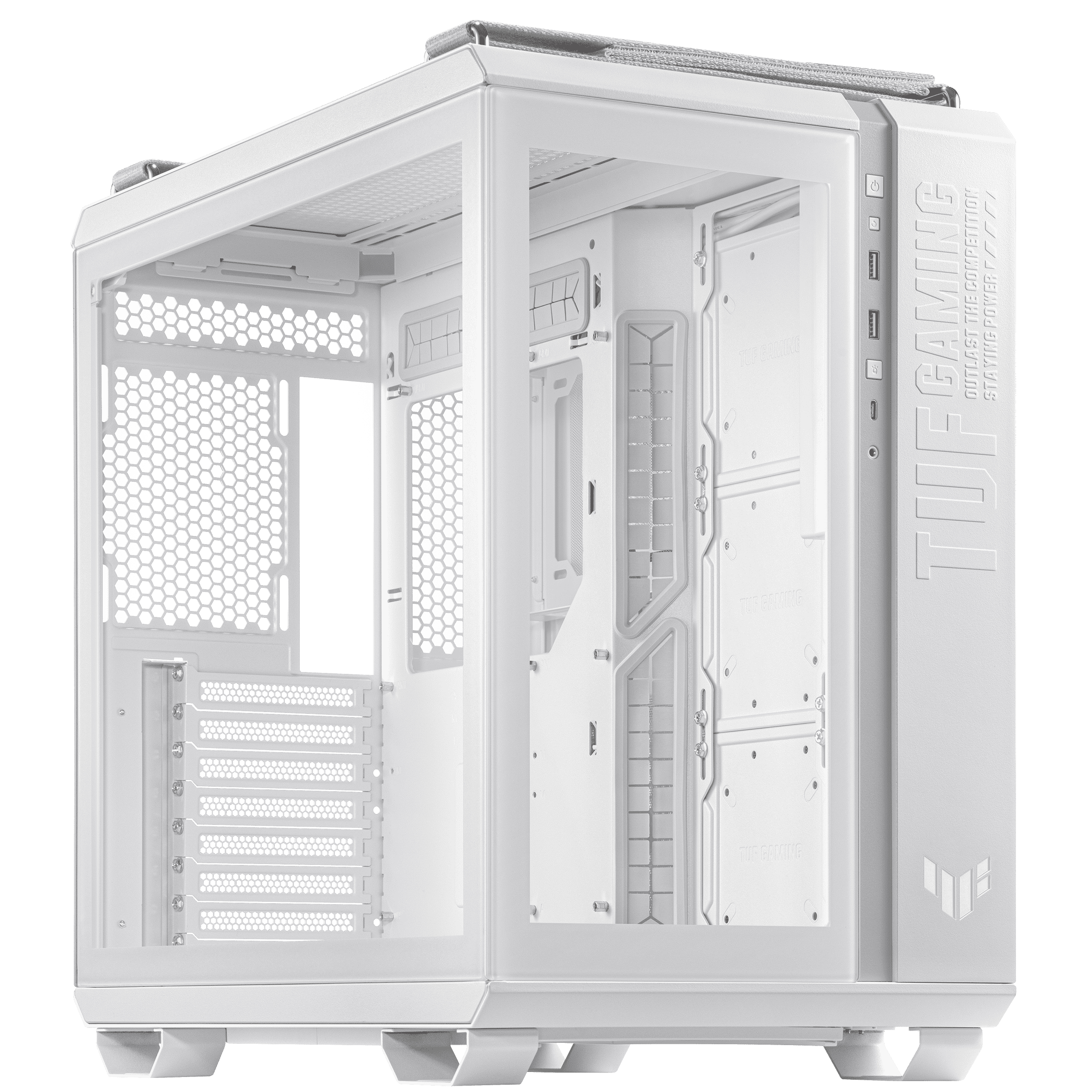 ASUS TUF Gaming GT502 Midi Tower Wit (90DC0093-B09000) thumbnail