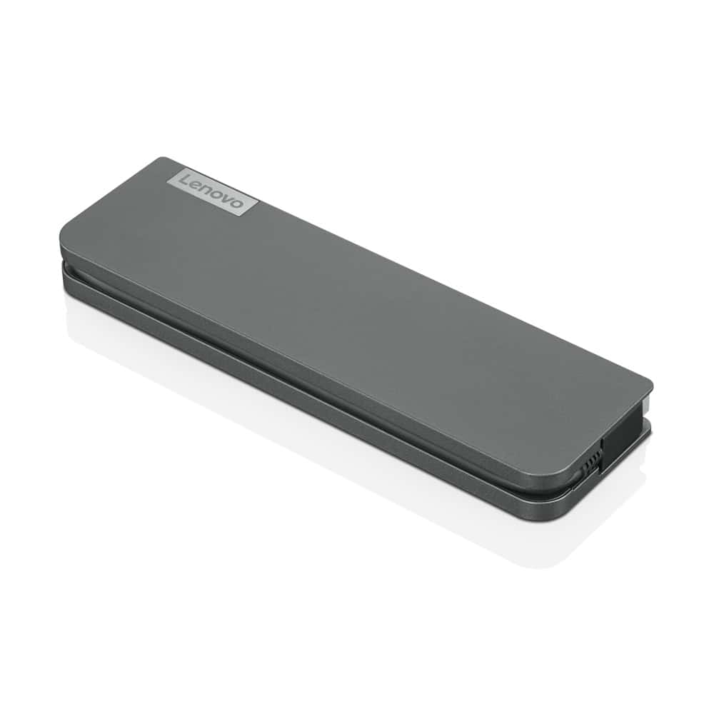 Lenovo USB-C Mini Dock Bedraad USB 3.2 Gen 1 (3.1 Gen 1) Type-C Grijs (40AU0065EU) thumbnail