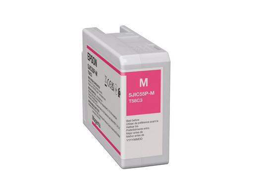 Epson SJIC55(M) inktcartridge 1 stuk(s) Origineel Magenta (C13T58C340) thumbnail