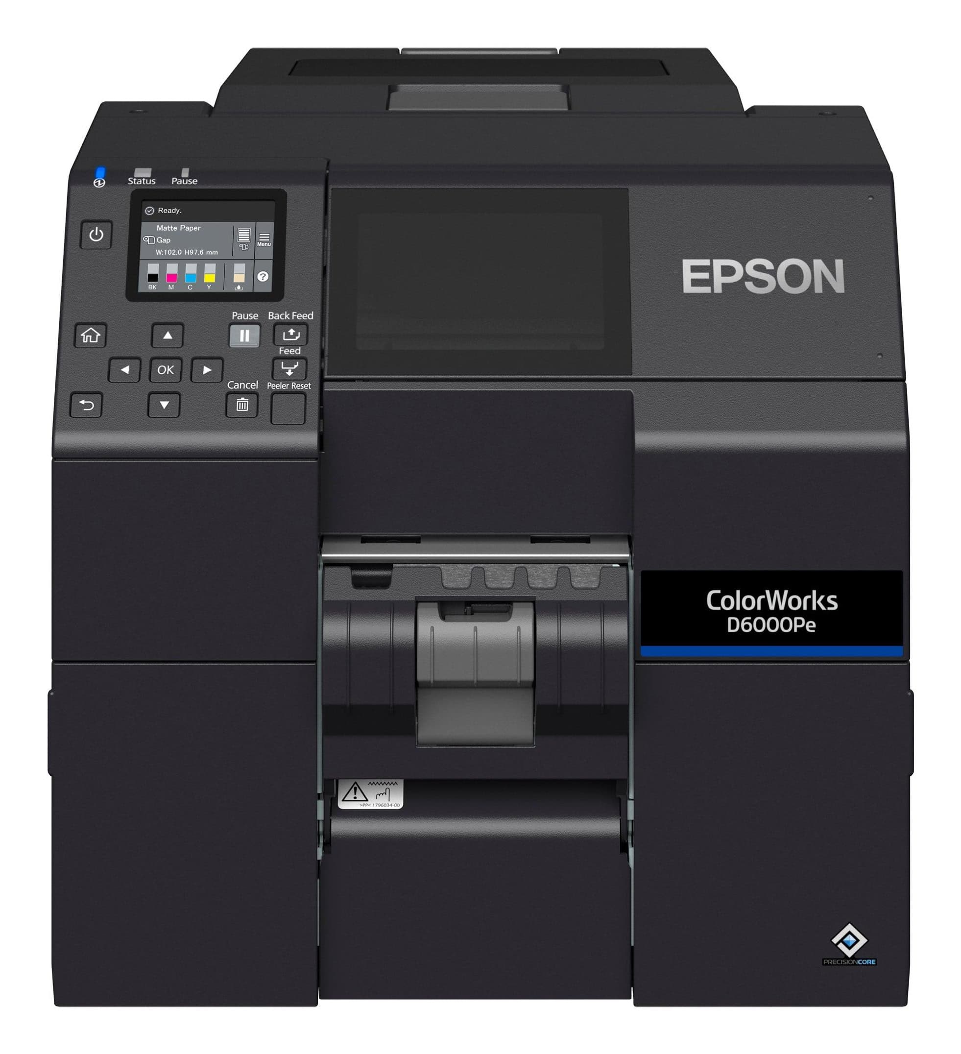 Epson ColorWorks D6000Pe labelprinter Thermo transfer Kleur 1200 x 1200 DPI 119 mm/sec Bedraad Ethernet LAN (C31CL90202) thumbnail Epson ColorWorks D6000Pe labelprinter Thermo transfer Kleur 1200 x 1200 DPI 119 mm/sec Bedraad Ethernet LAN (C31CL90202) thumbnail