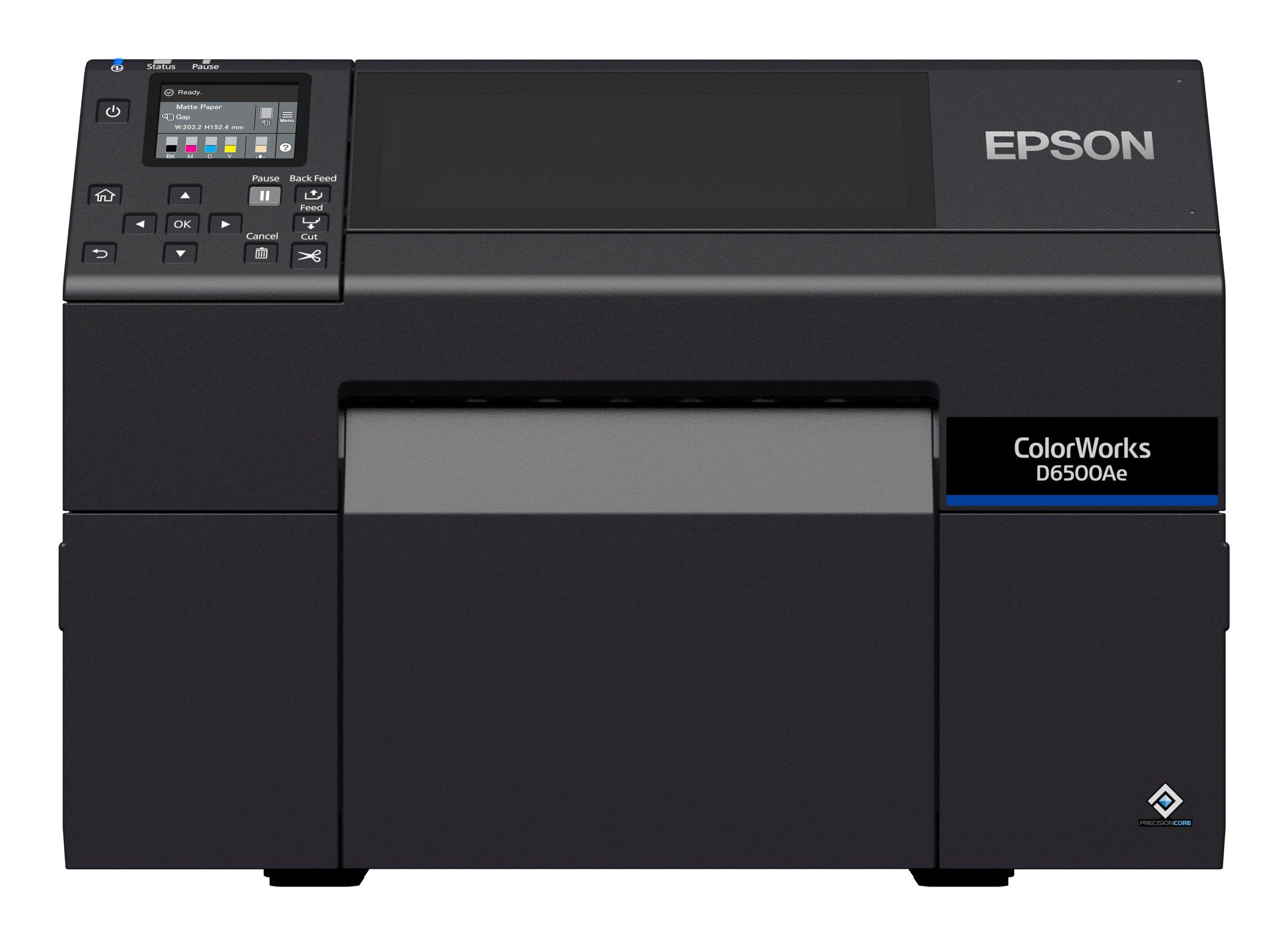 Epson ColorWorks D6500Ae labelprinter Thermo transfer Kleur 1200 x 1200 DPI 85 mm/sec Bedraad Ethernet LAN (C31CL91102) thumbnail Epson ColorWorks D6500Ae labelprinter Thermo transfer Kleur 1200 x 1200 DPI 85 mm/sec Bedraad Ethernet LAN (C31CL91102) thumbnail