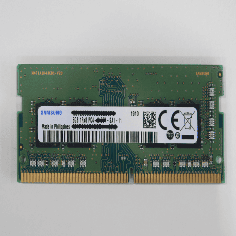 SAMSUNG 8GB (1*8GB) 1RX16 PC4-25600AA-S DDR4-3200MHZ SODIMM (M471A1G44AB0-CWE) thumbnail
