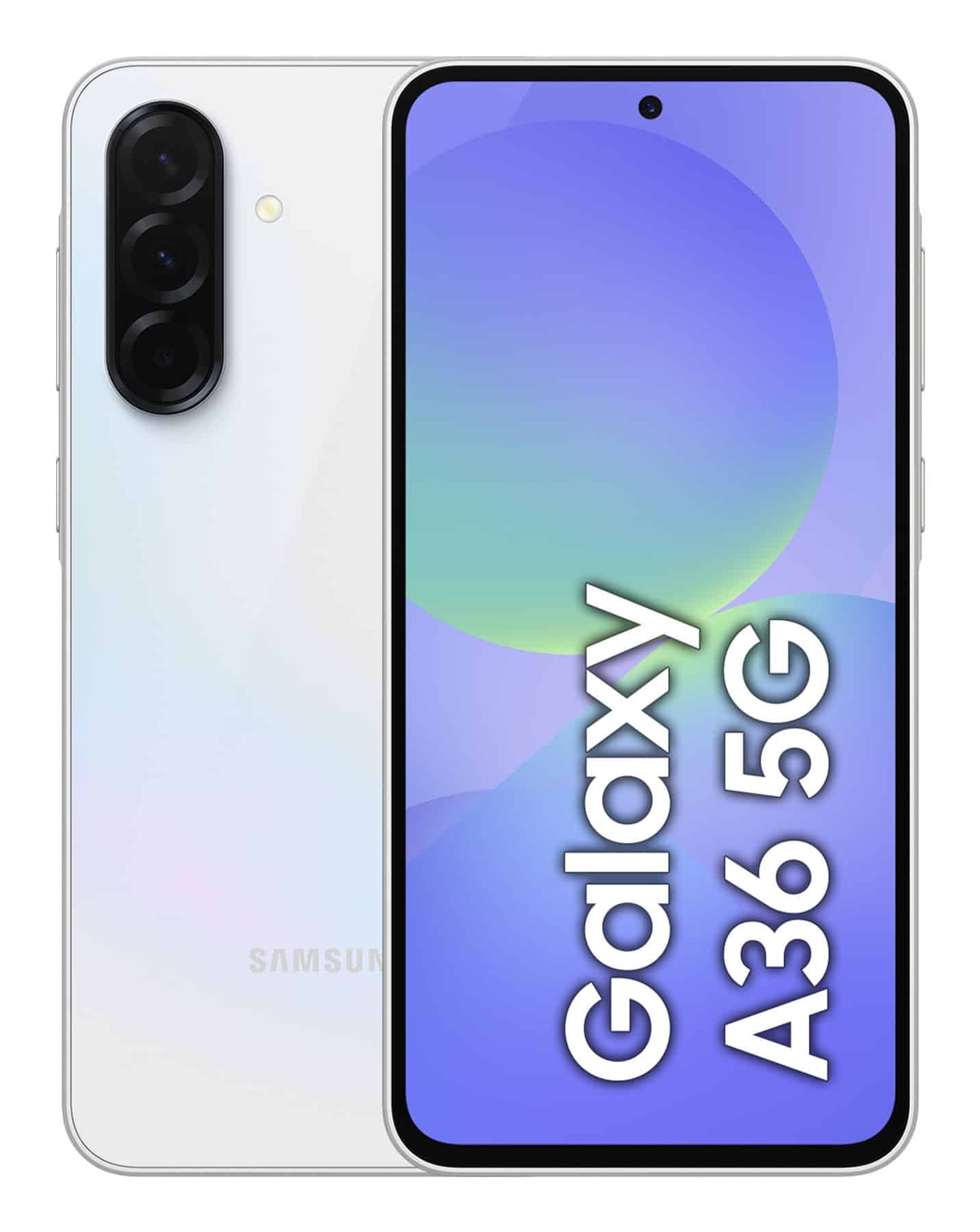 Samsung Galaxy A36 17 cm (6.7") Dual SIM Android 15 5G USB Type-C 8 GB 256 GB 5000 mAh Wit (SM-A366BZAGEUB) thumbnail