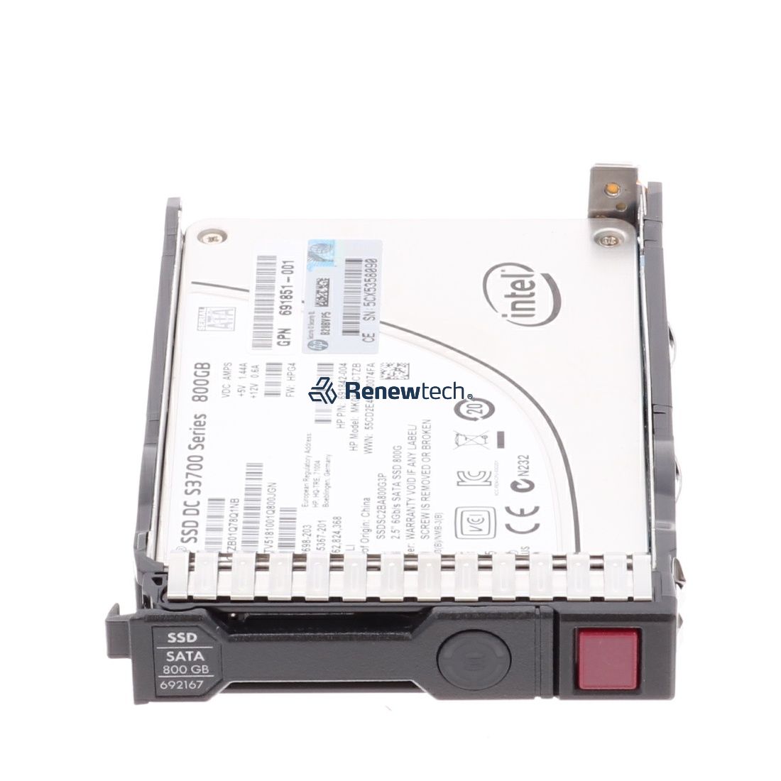 HP 800GB SATA SSD Drive (692167-001-RFB) thumbnail